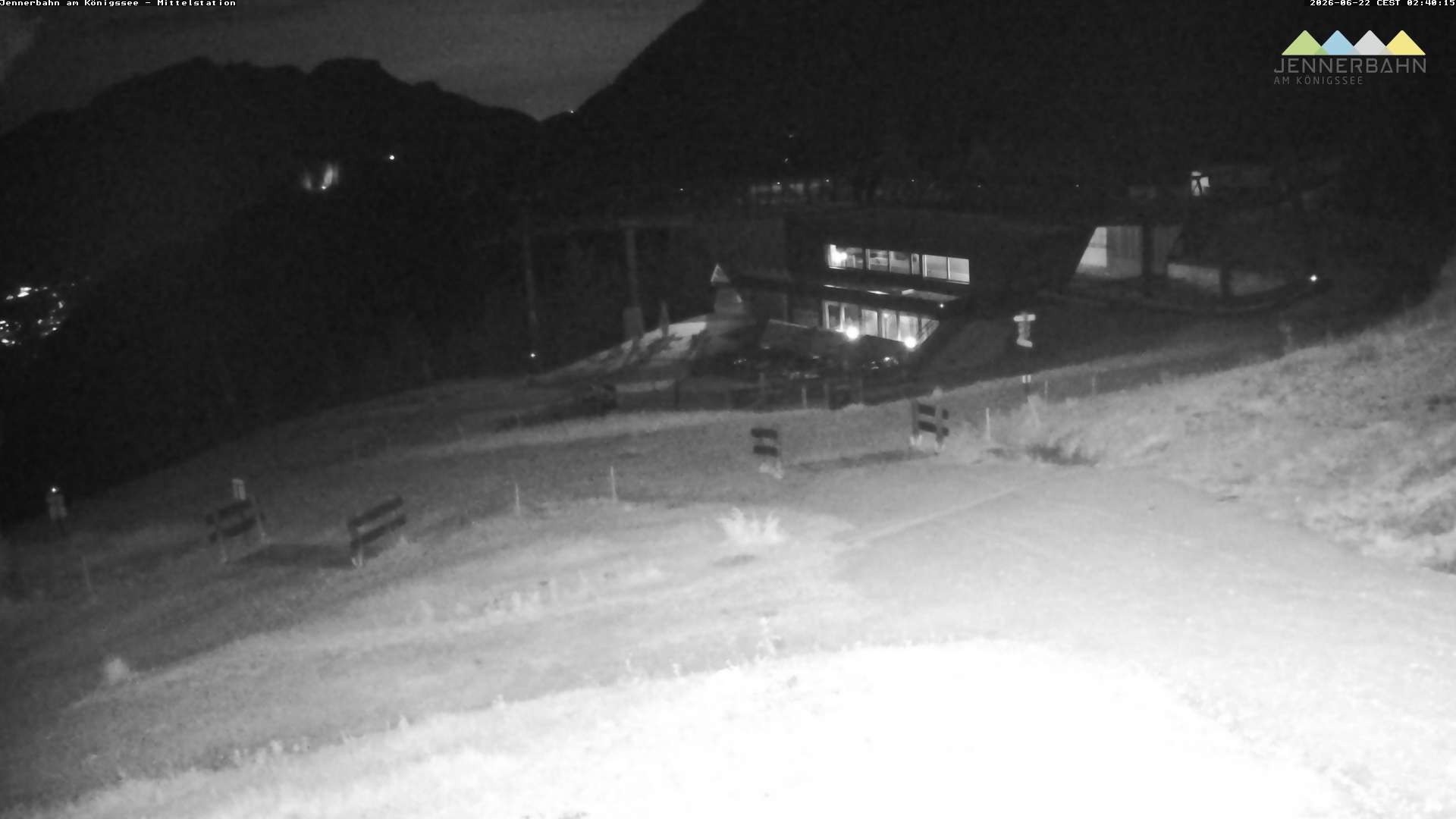 Archiv Foto Webcam Königssee: Jennerbahn Mittelstation