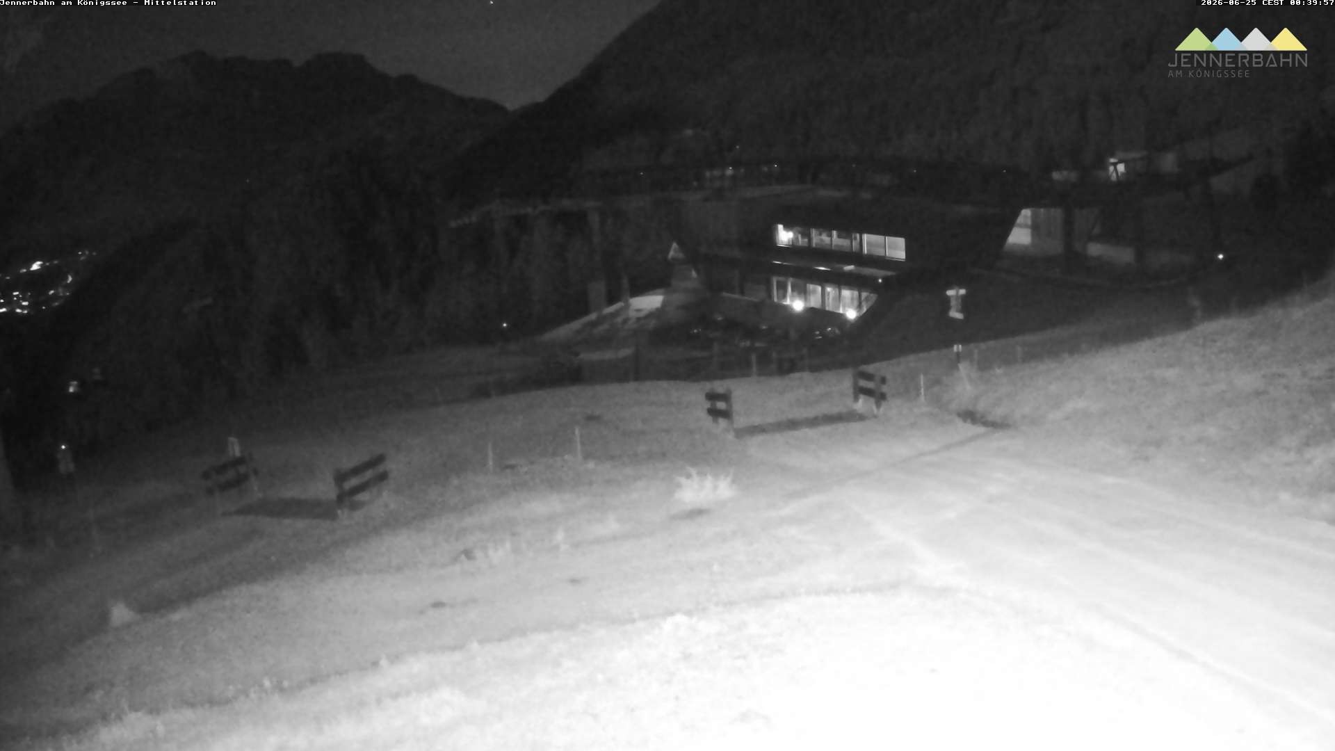 Archiv Foto Webcam Königssee: Jennerbahn Mittelstation