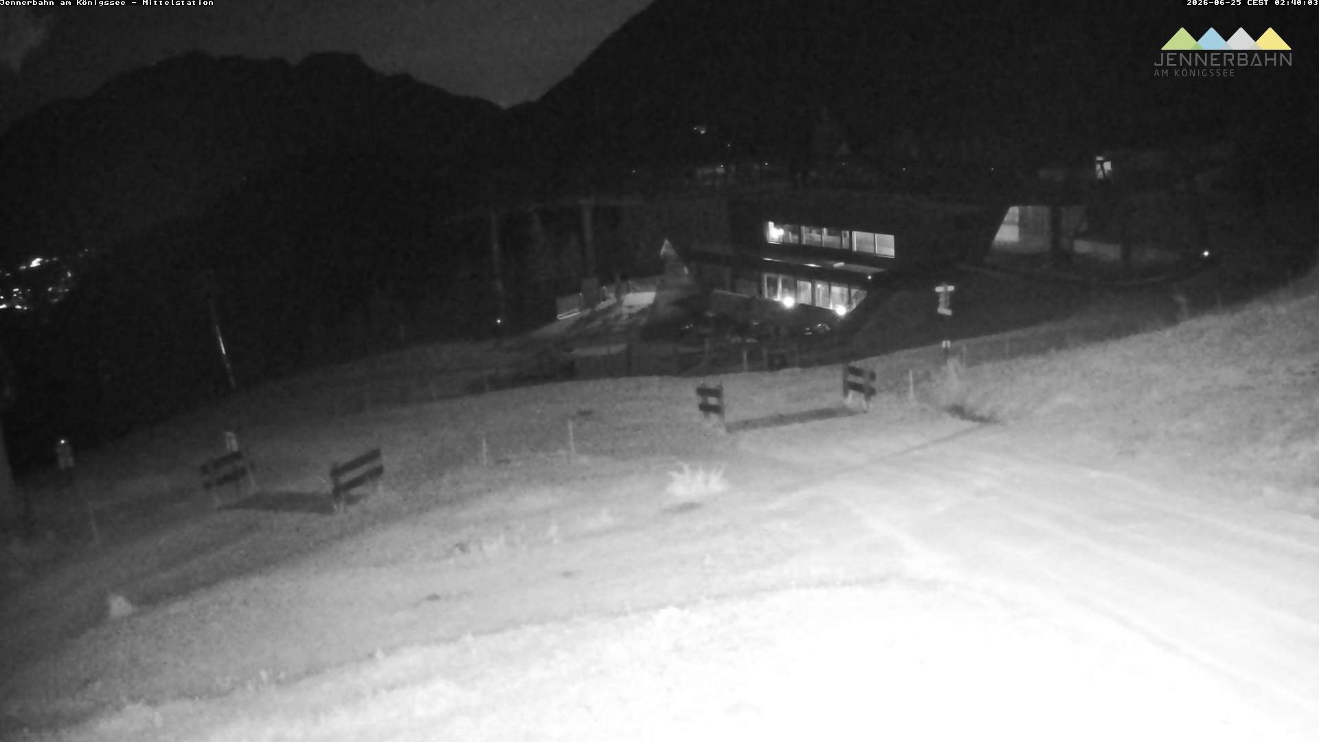 Archiv Foto Webcam Königssee: Jennerbahn Mittelstation