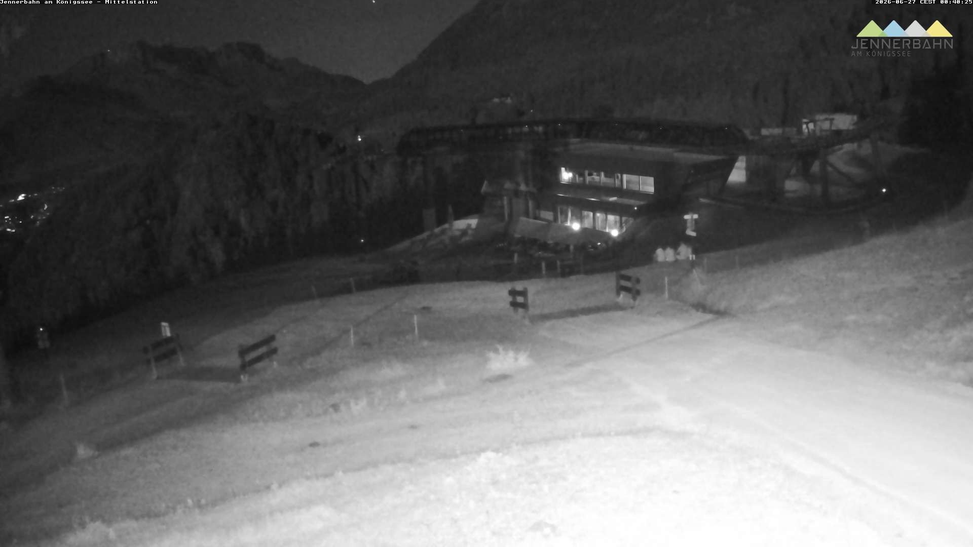Archiv Foto Webcam Königssee: Jennerbahn Mittelstation