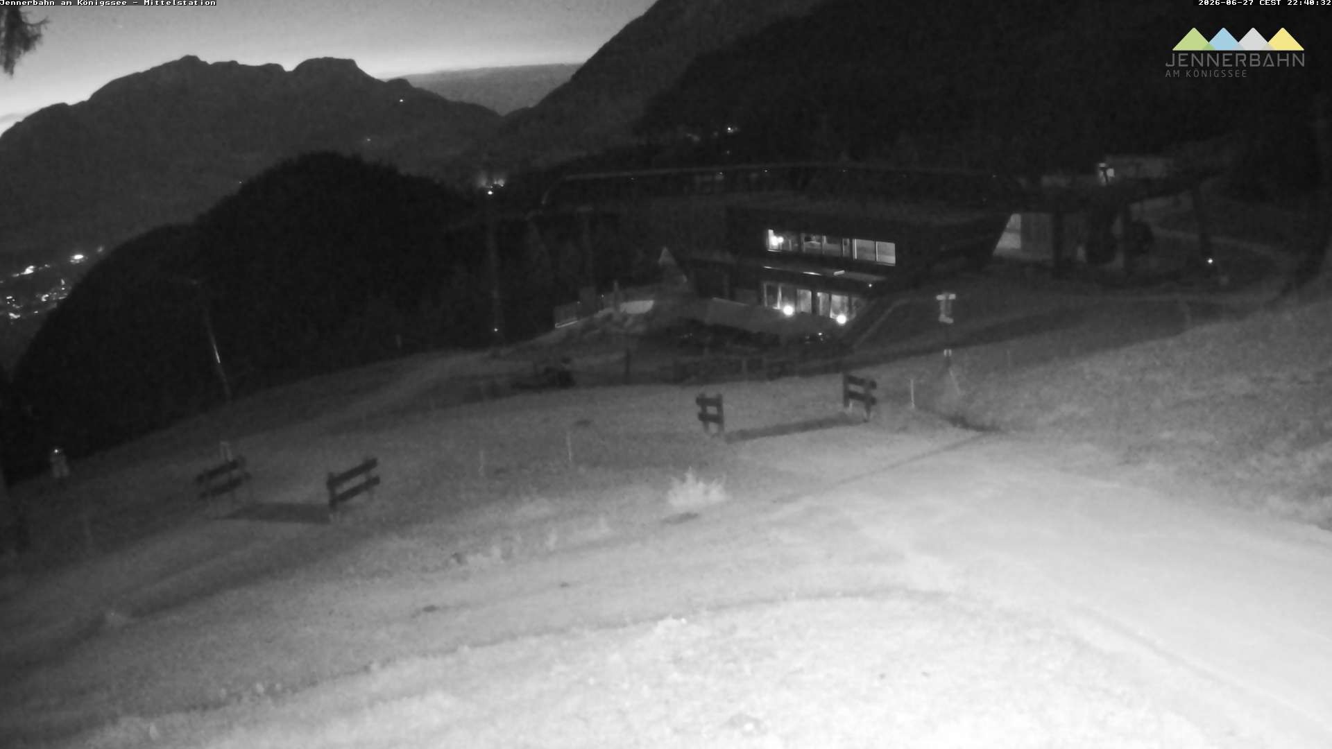 Archiv Foto Webcam Königssee: Jennerbahn Mittelstation