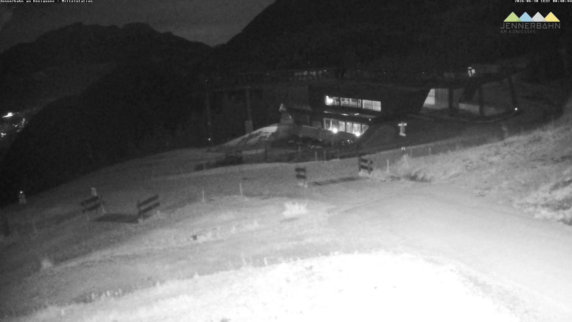 Archiv Foto Webcam Königssee: Jennerbahn Mittelstation