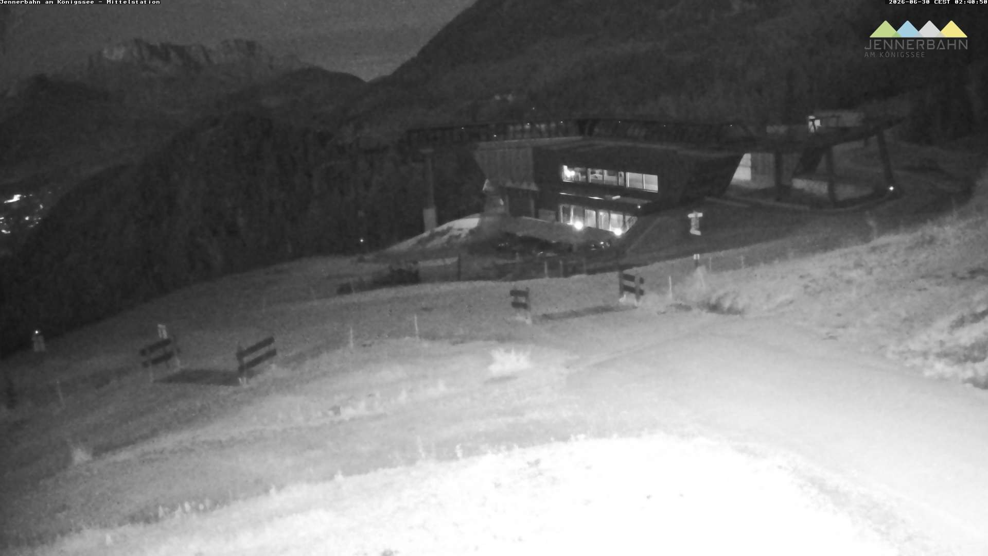 Archiv Foto Webcam Königssee: Jennerbahn Mittelstation