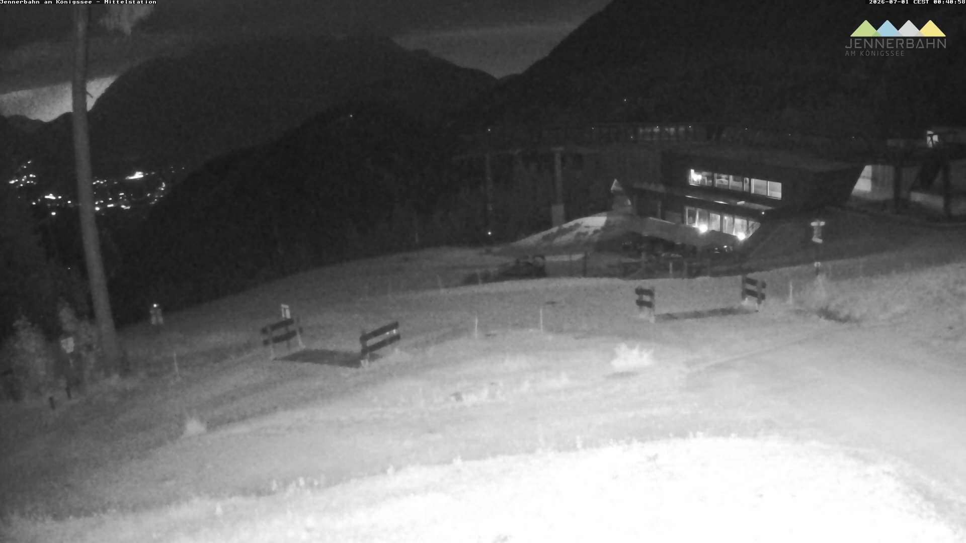 Archiv Foto Webcam Königssee: Jennerbahn Mittelstation