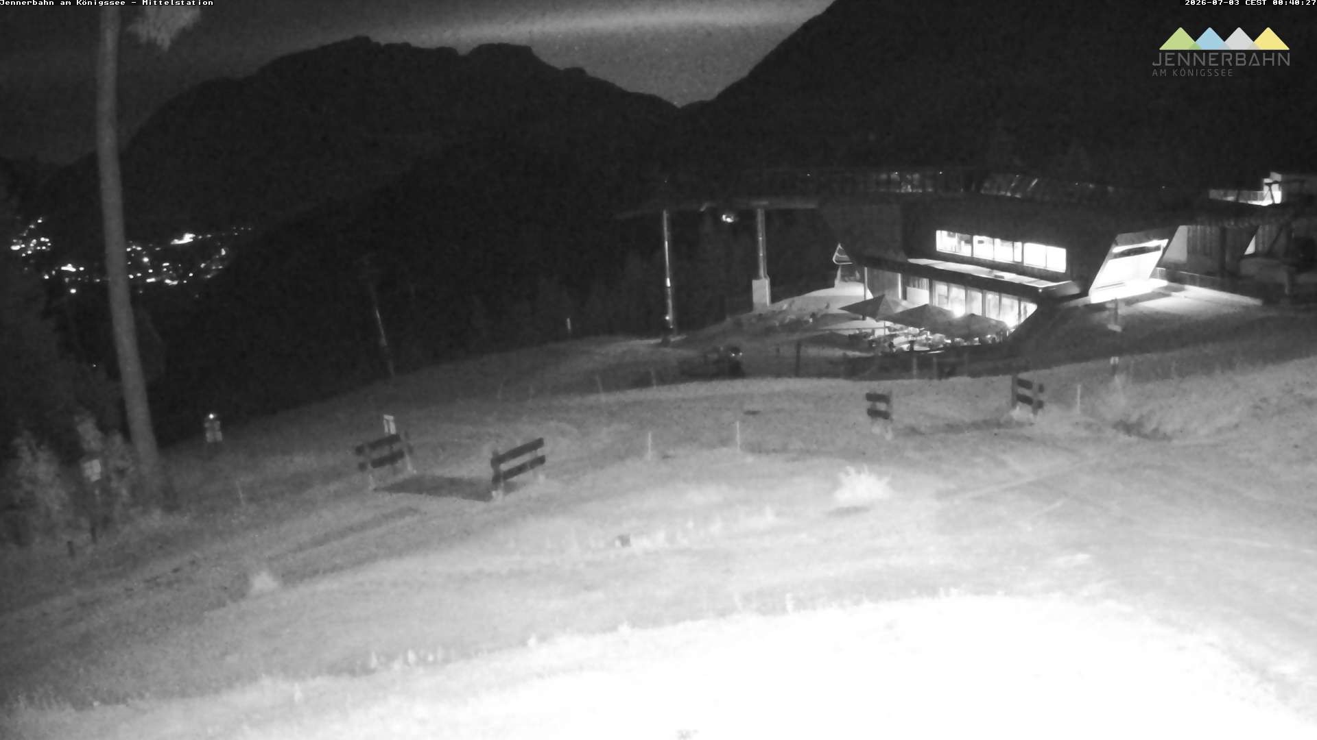 Archiv Foto Webcam Königssee: Jennerbahn Mittelstation