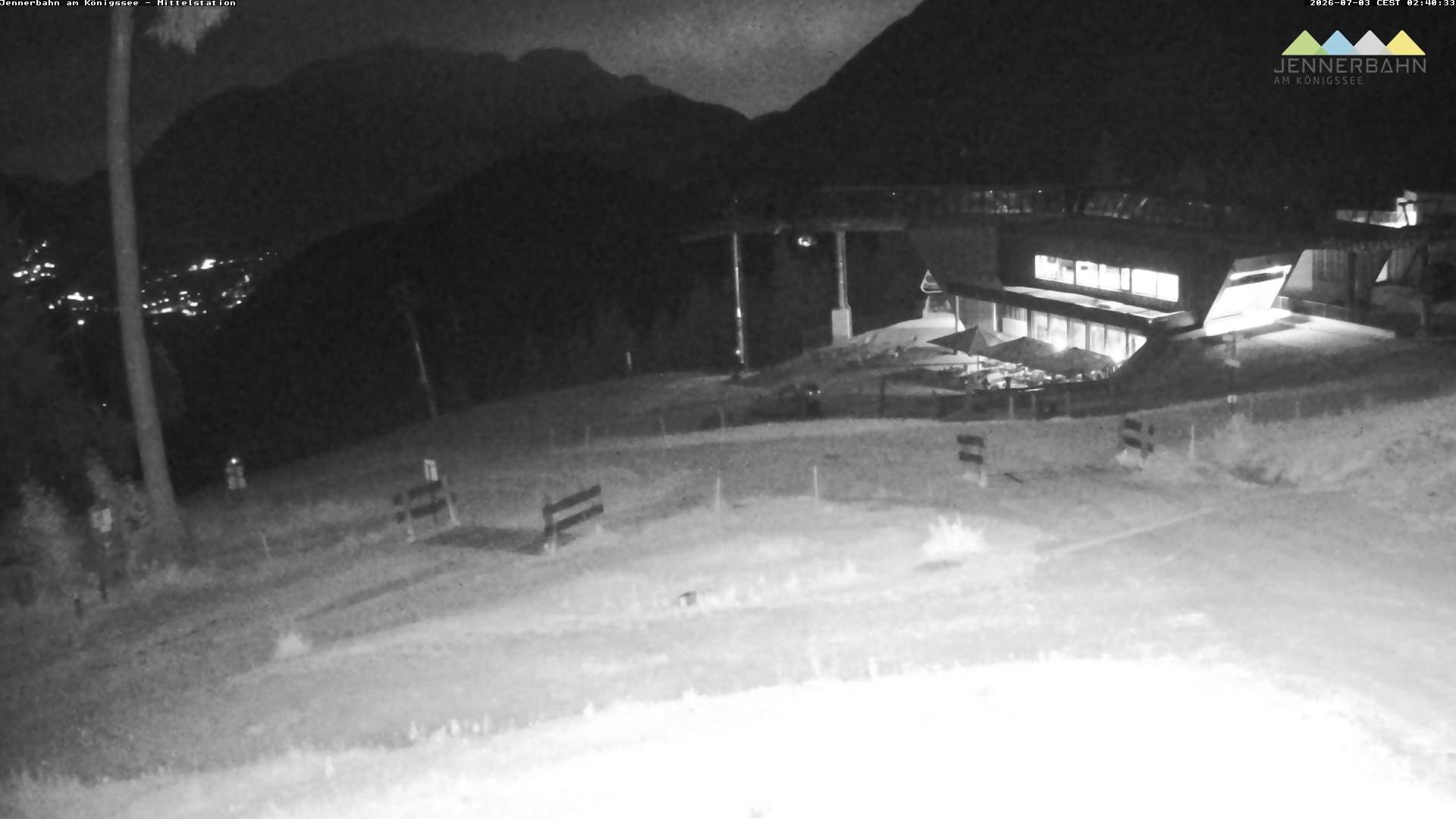 Archiv Foto Webcam Königssee: Jennerbahn Mittelstation