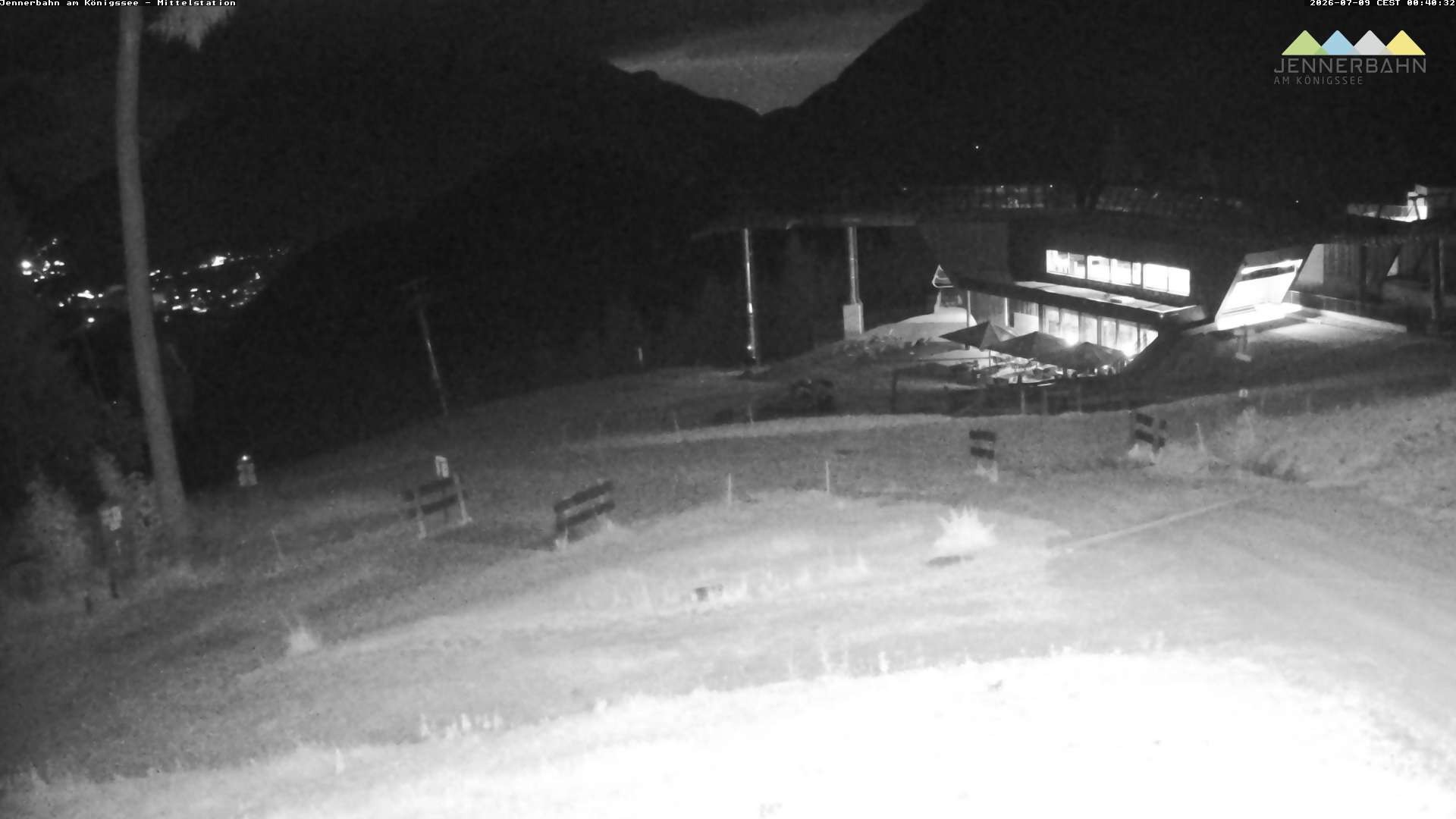 Archiv Foto Webcam Königssee: Jennerbahn Mittelstation