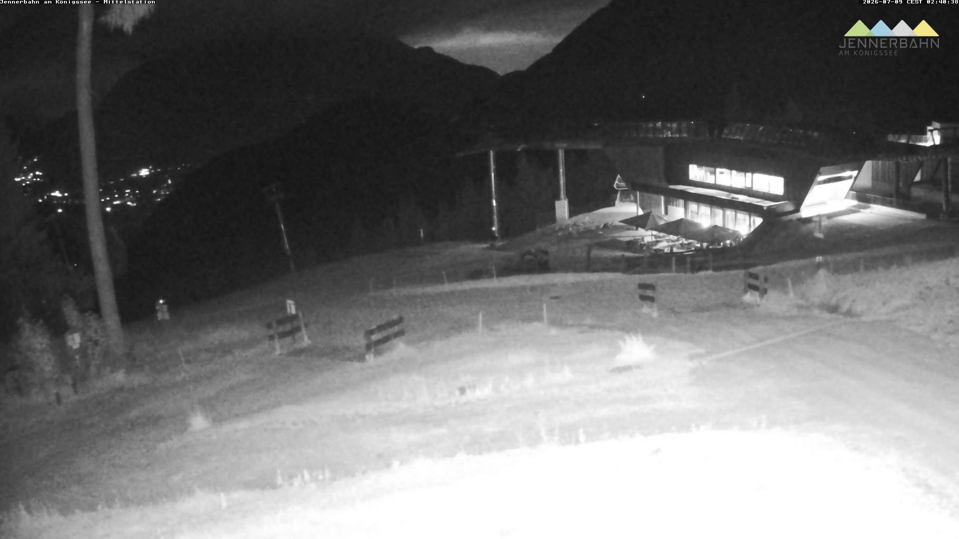 Archiv Foto Webcam Königssee: Jennerbahn Mittelstation