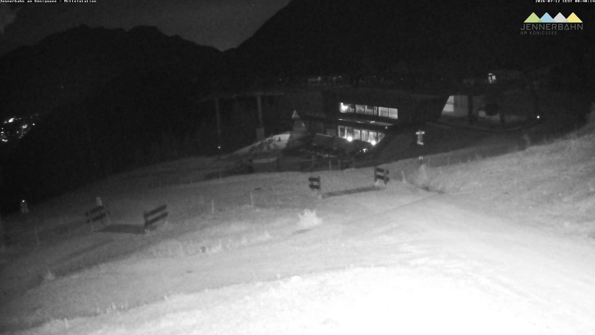 Archiv Foto Webcam Königssee: Jennerbahn Mittelstation