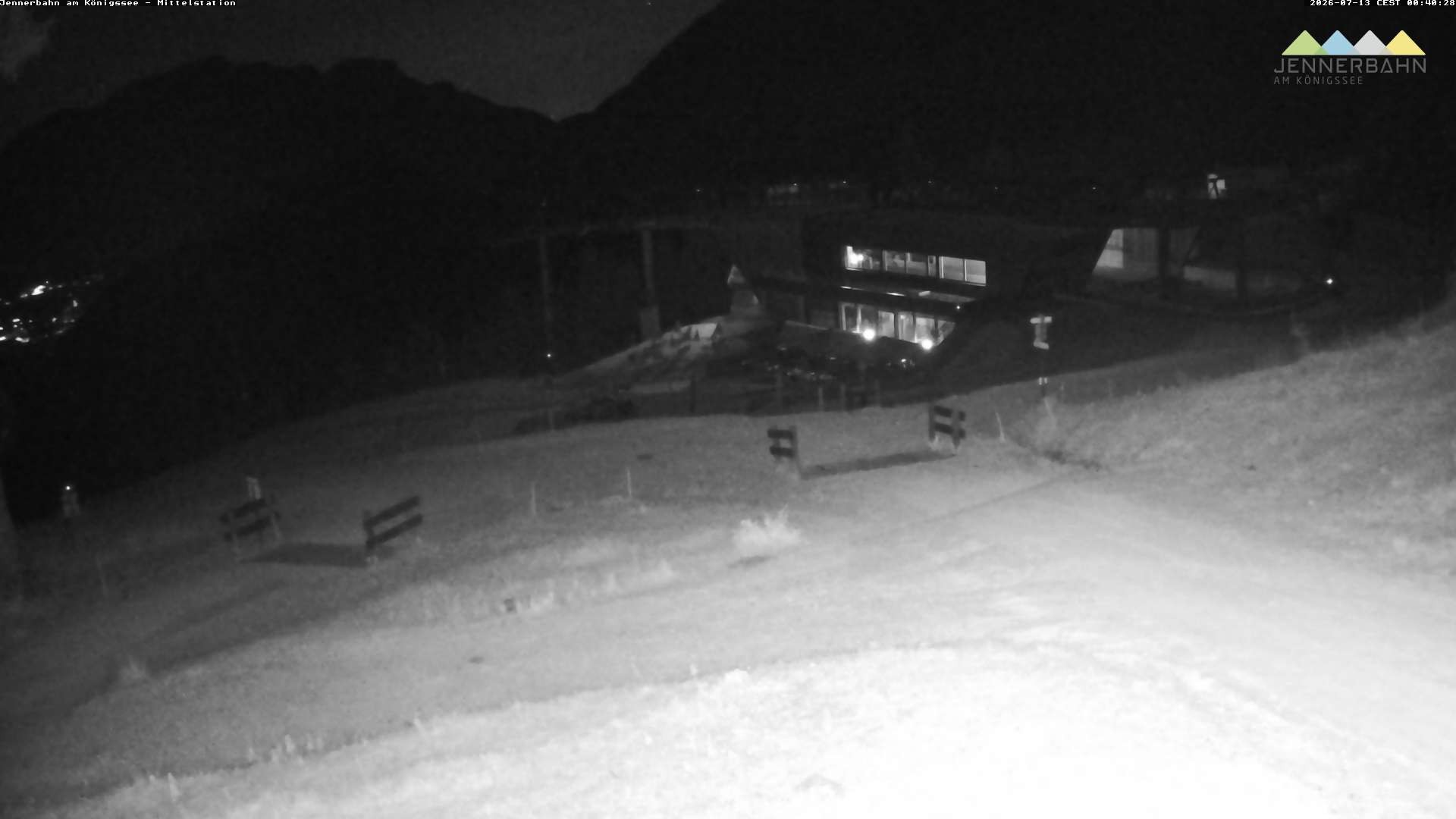 Archiv Foto Webcam Königssee: Jennerbahn Mittelstation