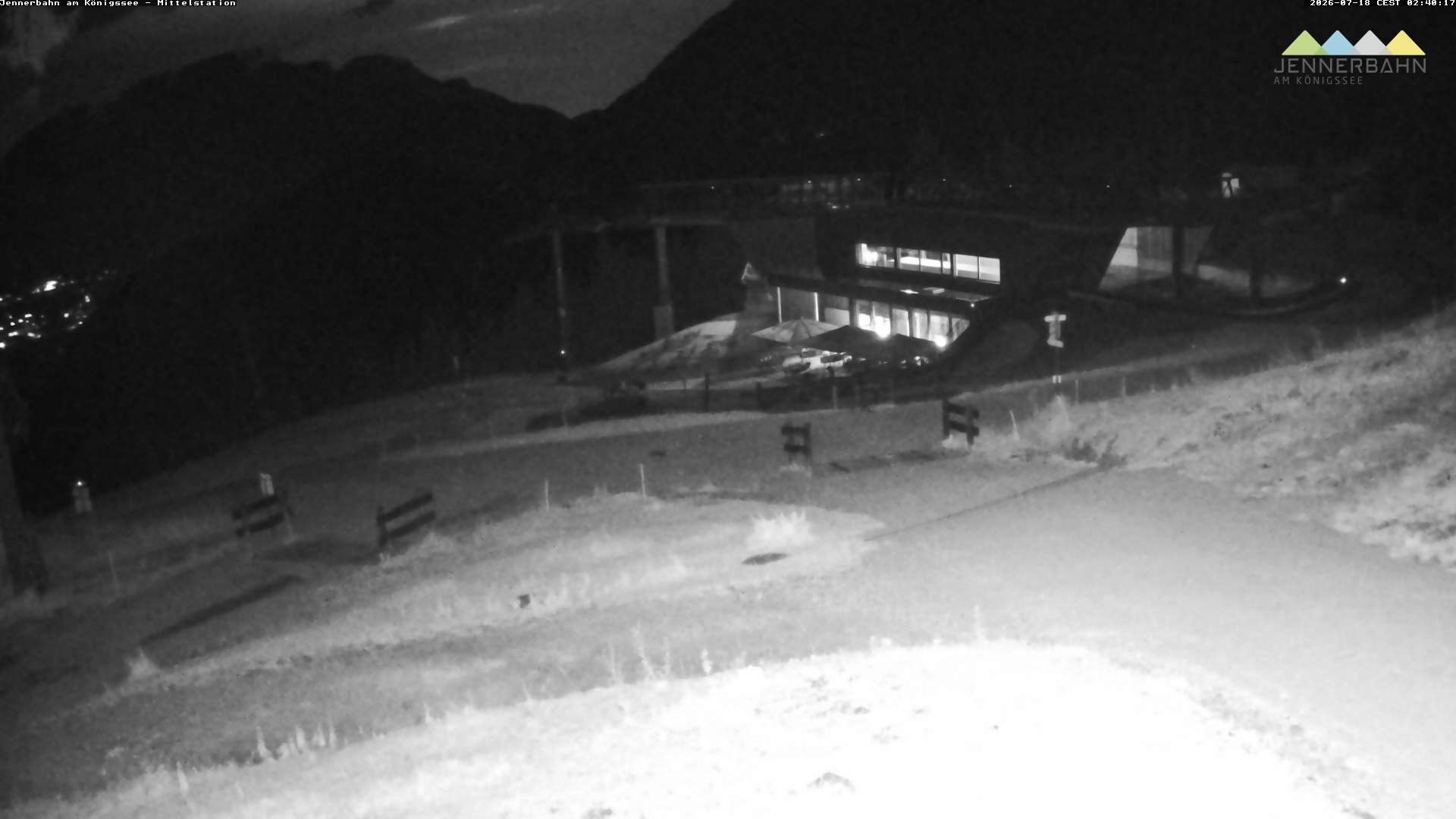 Archiv Foto Webcam Königssee: Jennerbahn Mittelstation