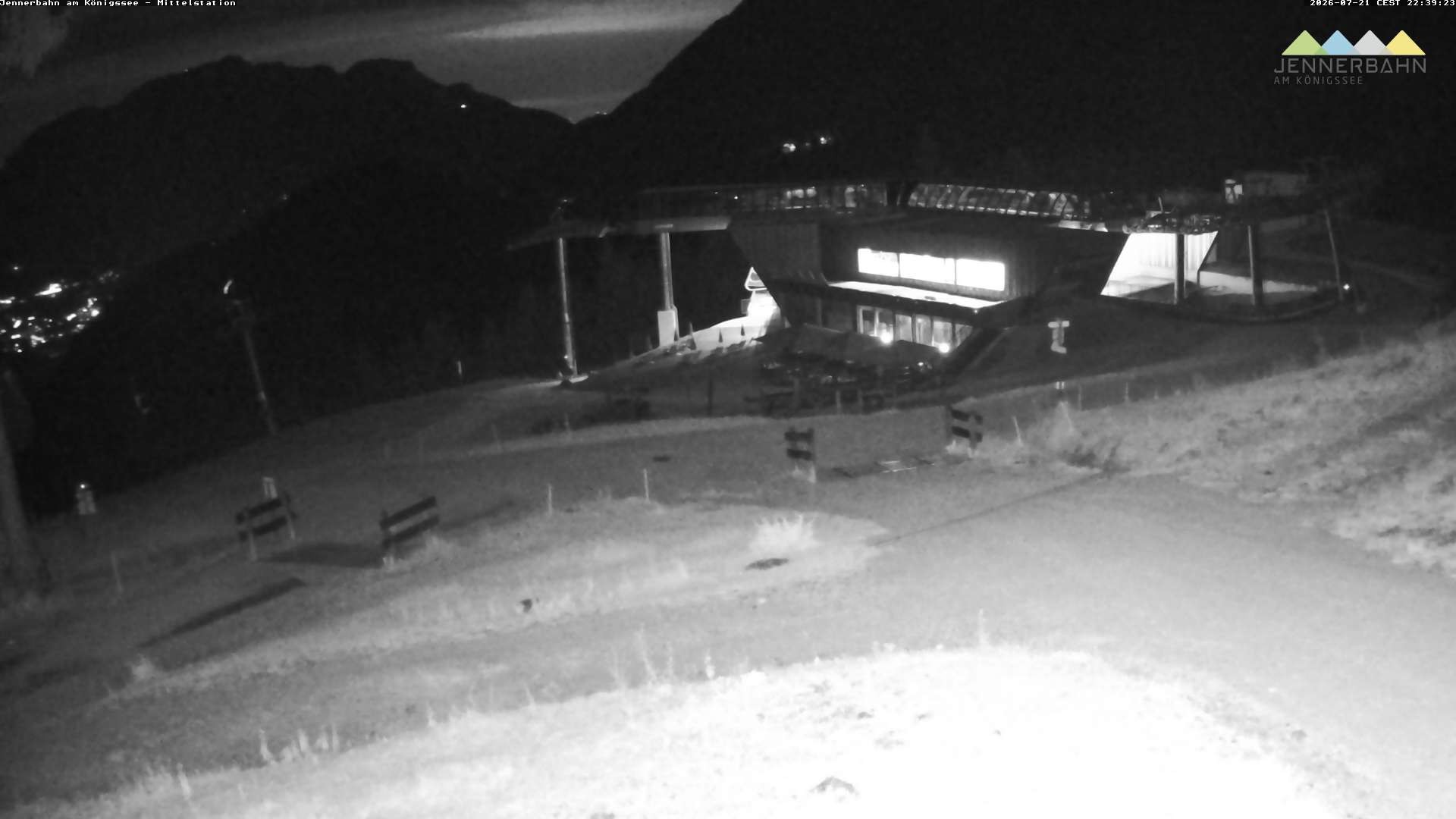 Archiv Foto Webcam Königssee: Jennerbahn Mittelstation