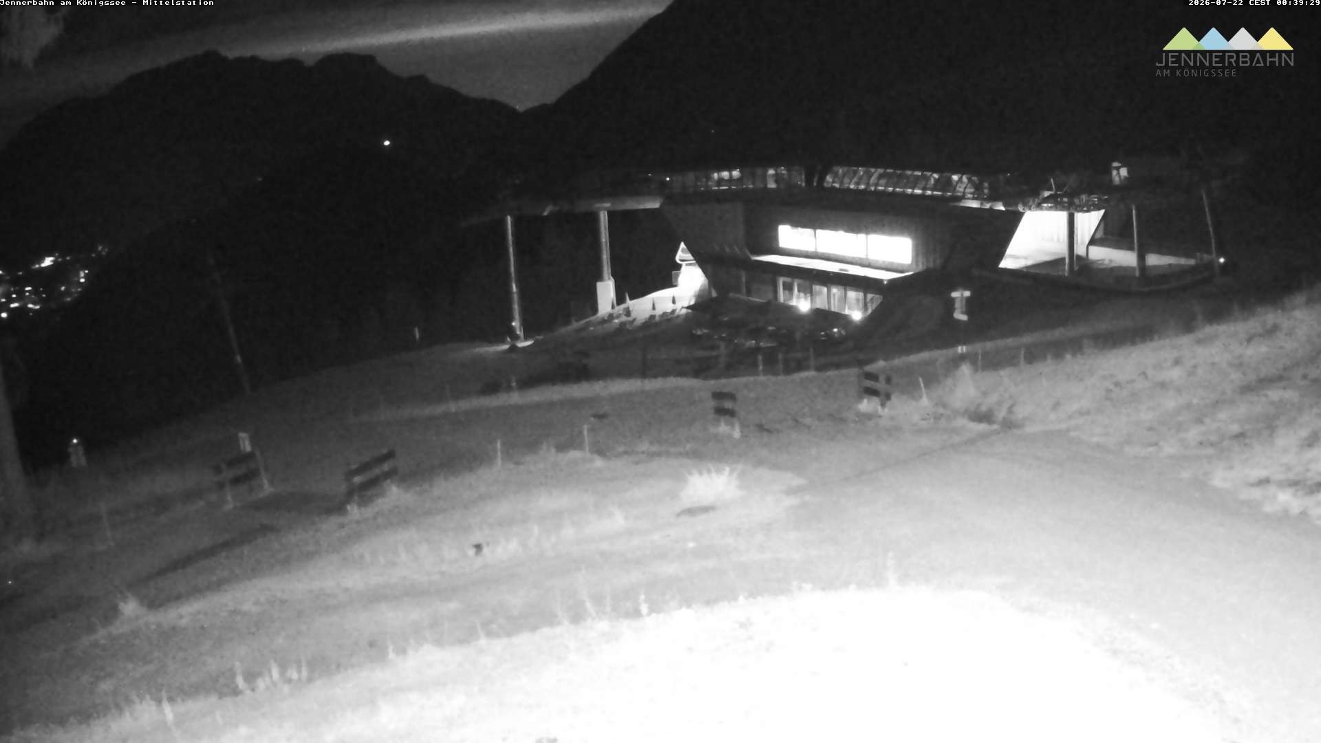 Archiv Foto Webcam Königssee: Jennerbahn Mittelstation