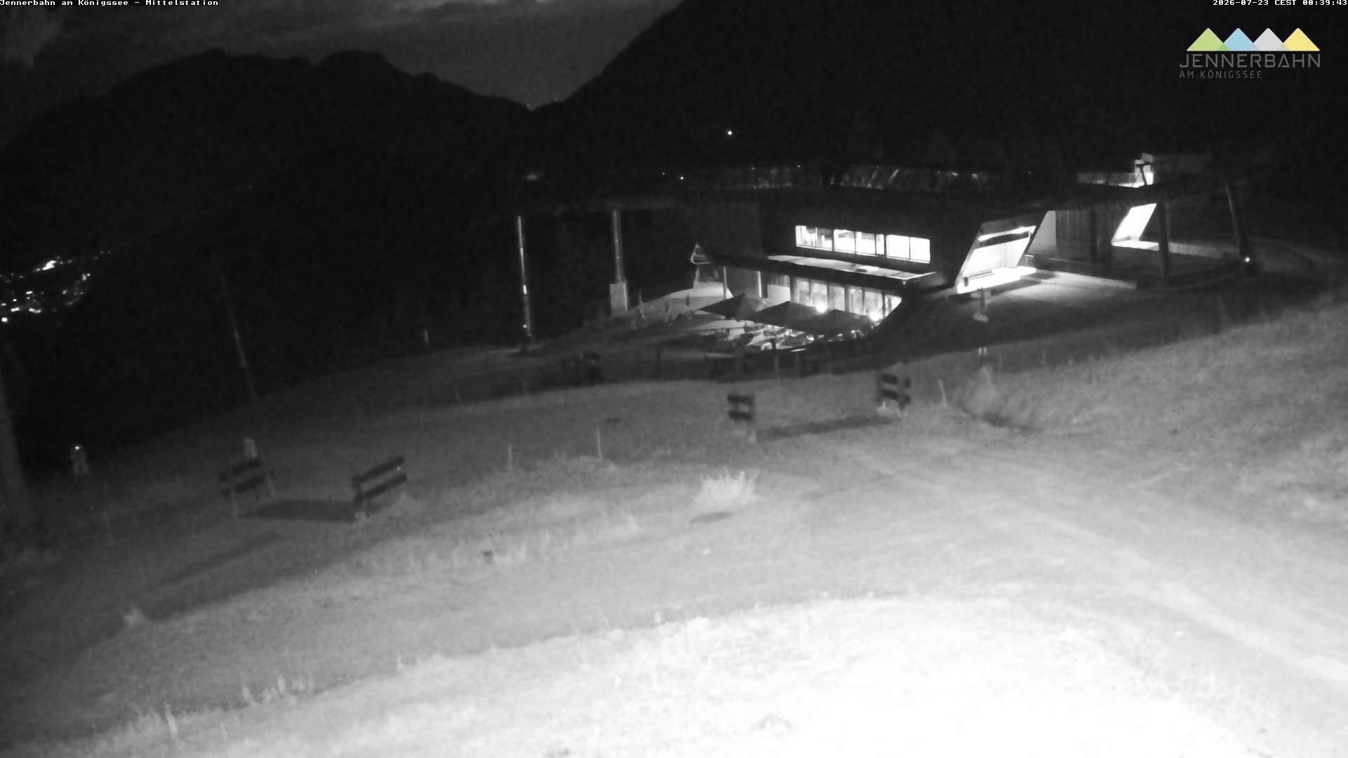 Archiv Foto Webcam Königssee: Jennerbahn Mittelstation