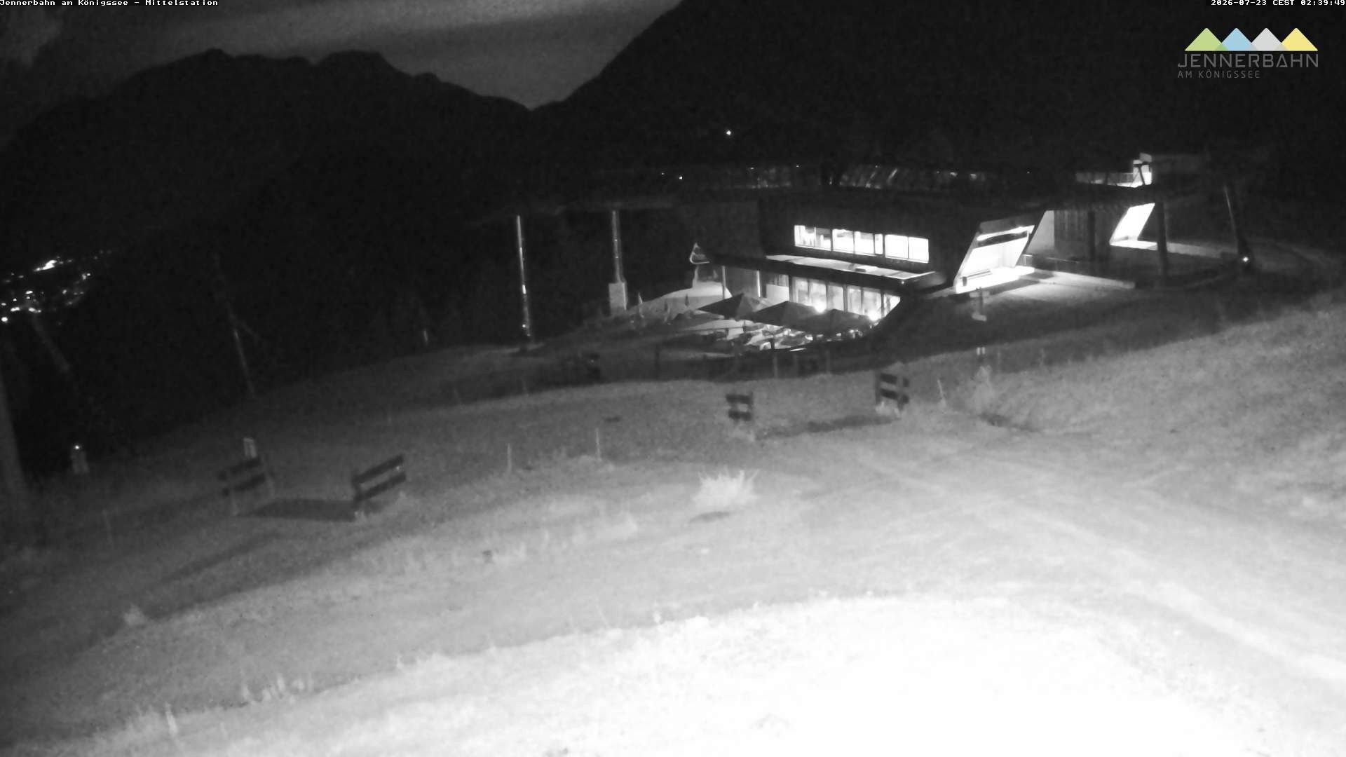 Archiv Foto Webcam Königssee: Jennerbahn Mittelstation