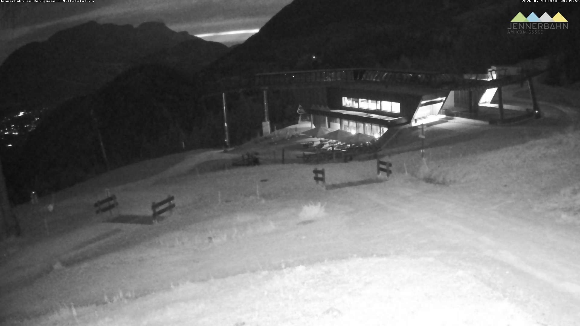 Archiv Foto Webcam Königssee: Jennerbahn Mittelstation