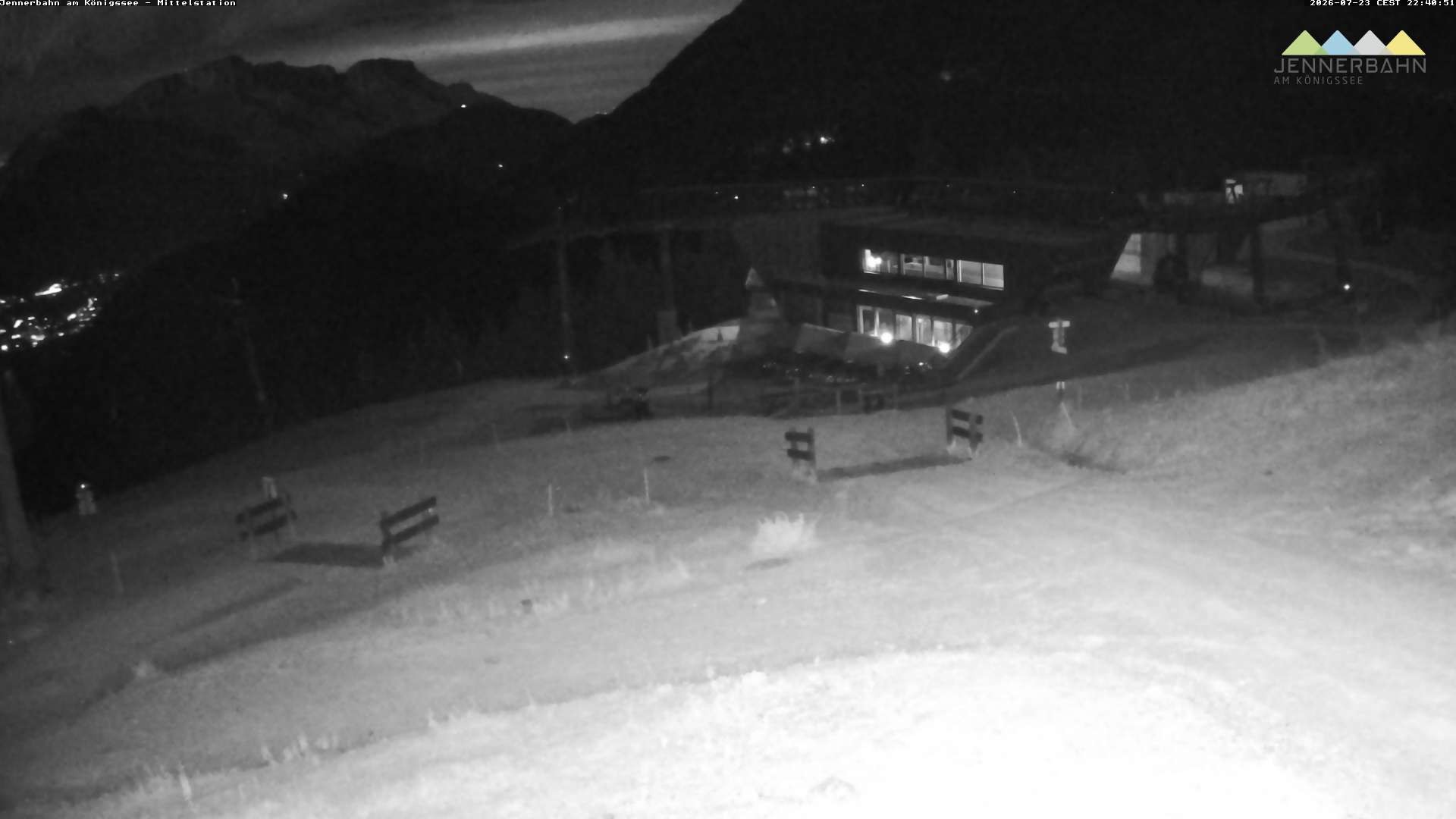 Archiv Foto Webcam Königssee: Jennerbahn Mittelstation