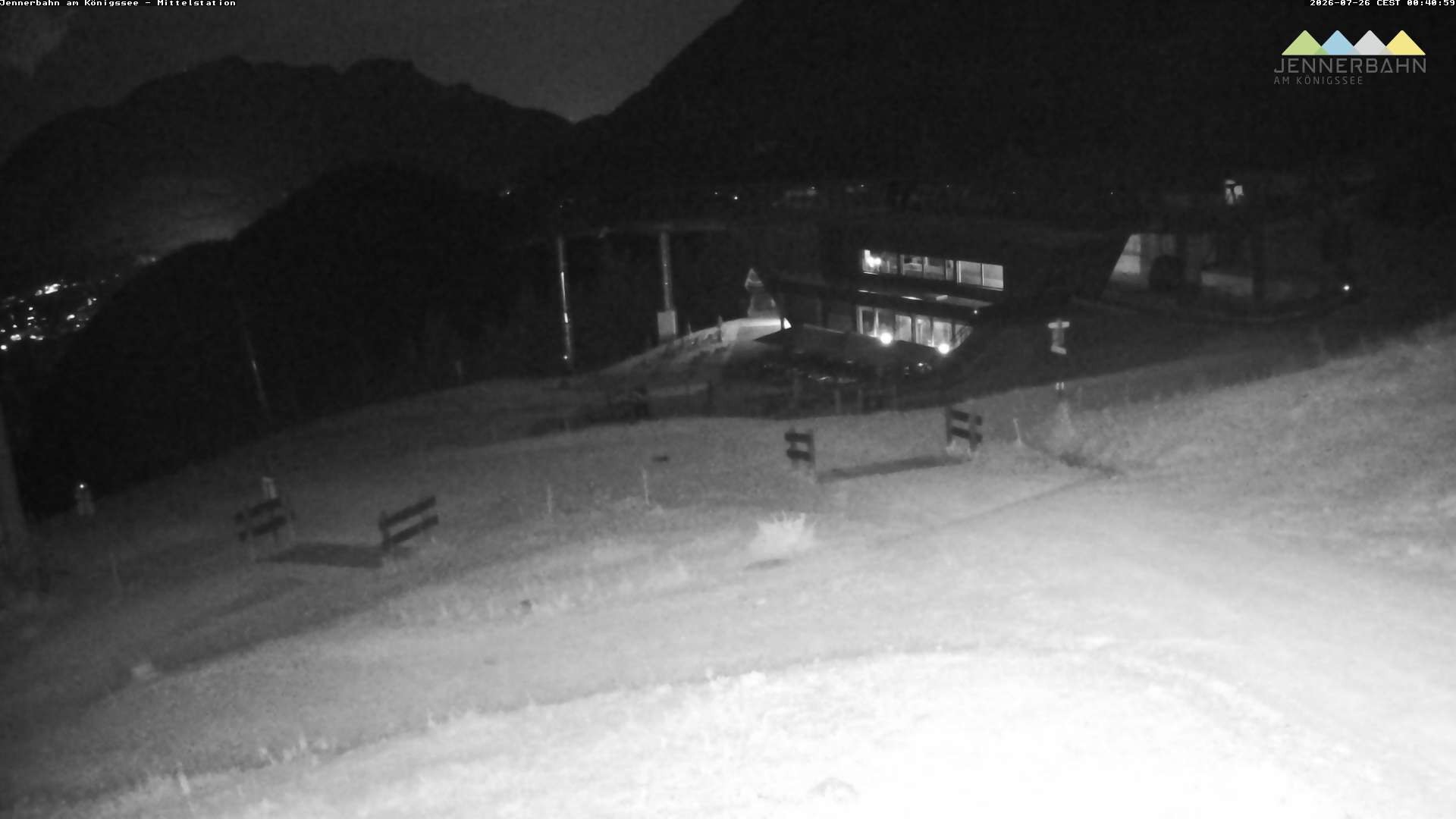 Archiv Foto Webcam Königssee: Jennerbahn Mittelstation