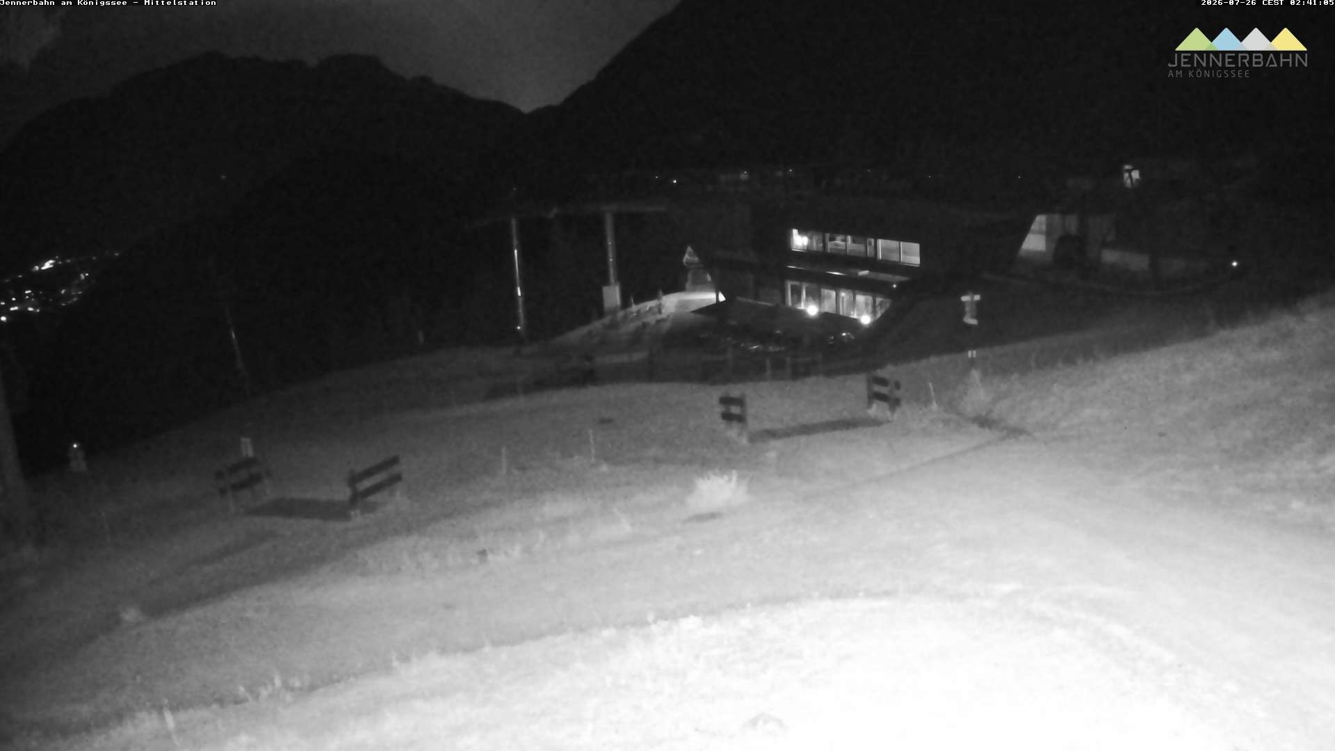 Archiv Foto Webcam Königssee: Jennerbahn Mittelstation