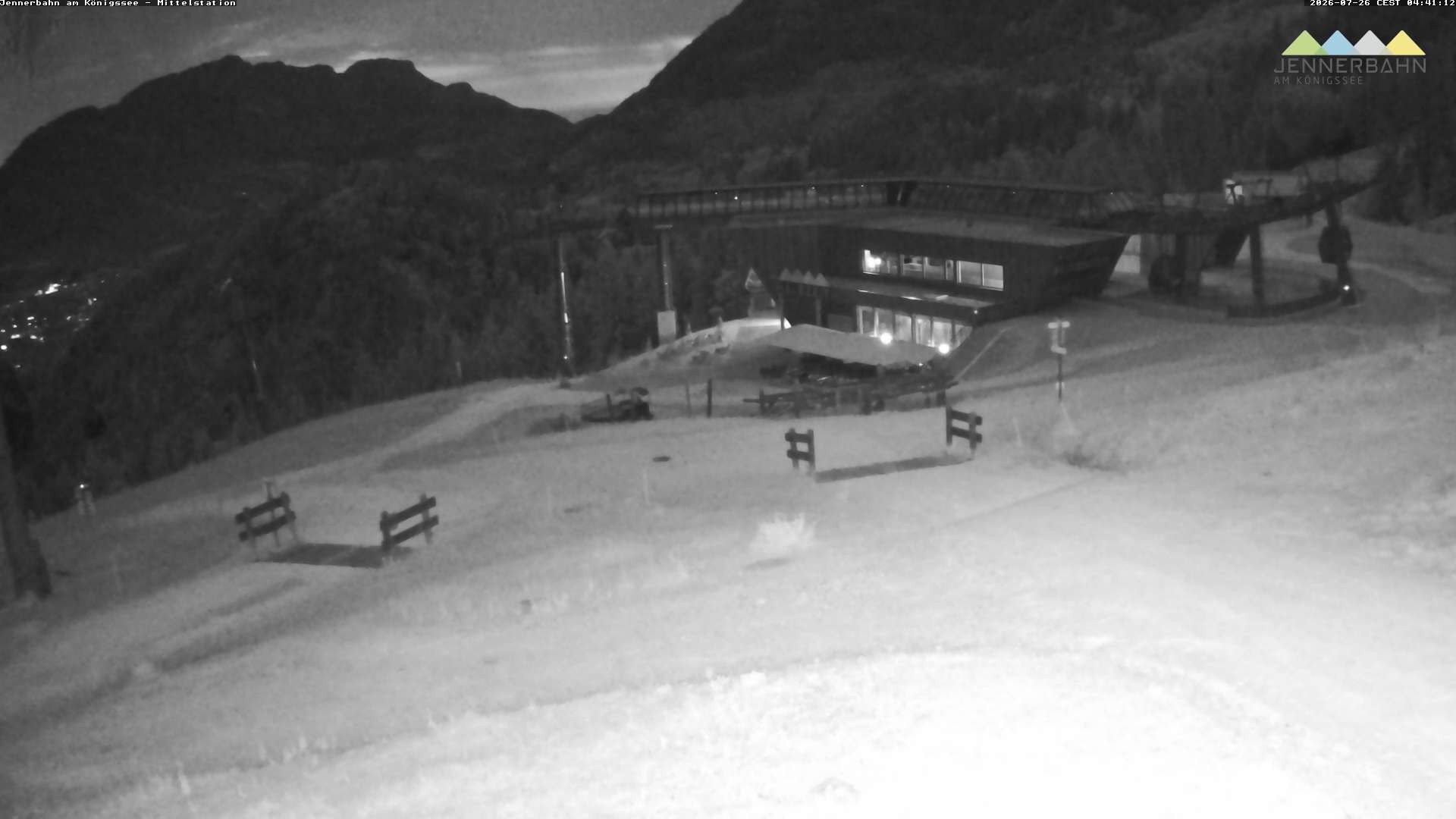 Archiv Foto Webcam Königssee: Jennerbahn Mittelstation