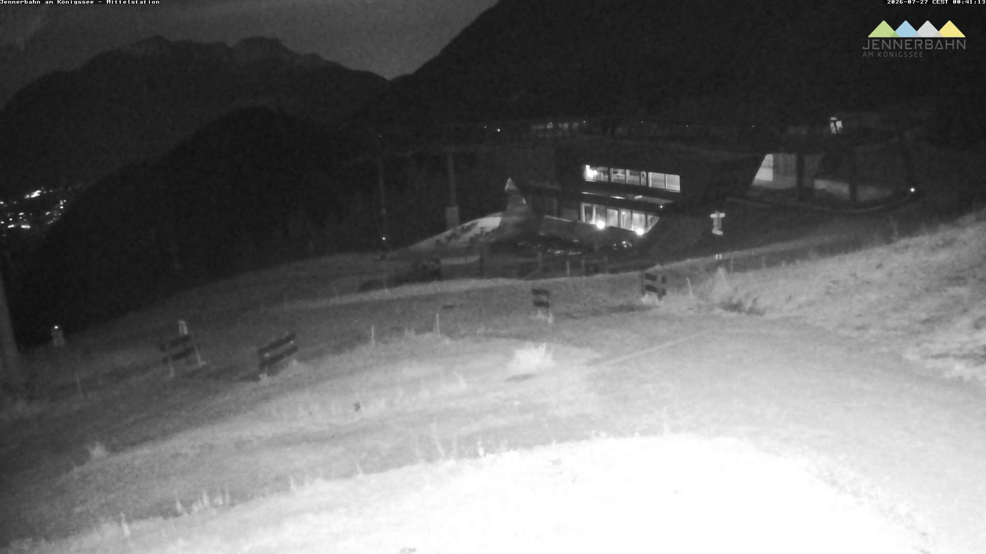 Archiv Foto Webcam Königssee: Jennerbahn Mittelstation