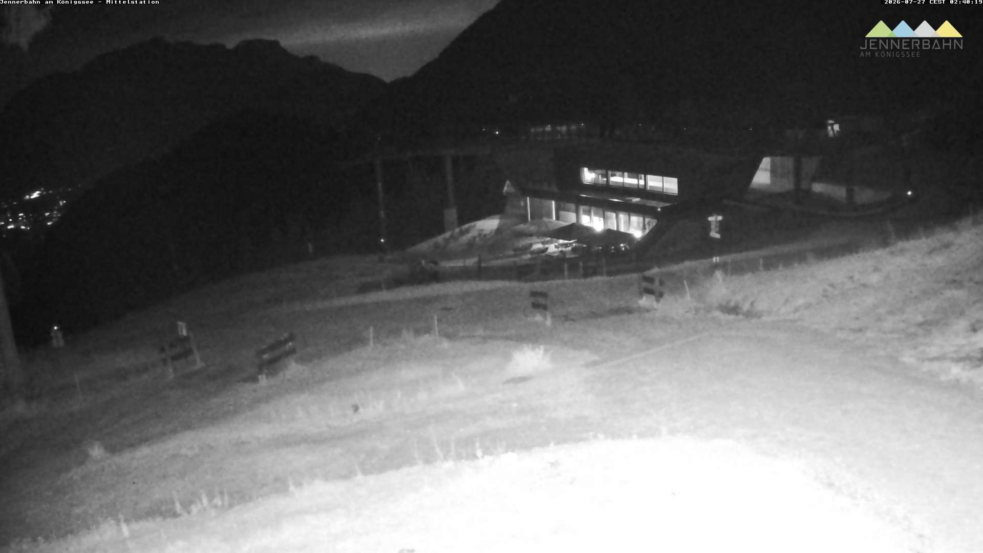 Archiv Foto Webcam Königssee: Jennerbahn Mittelstation