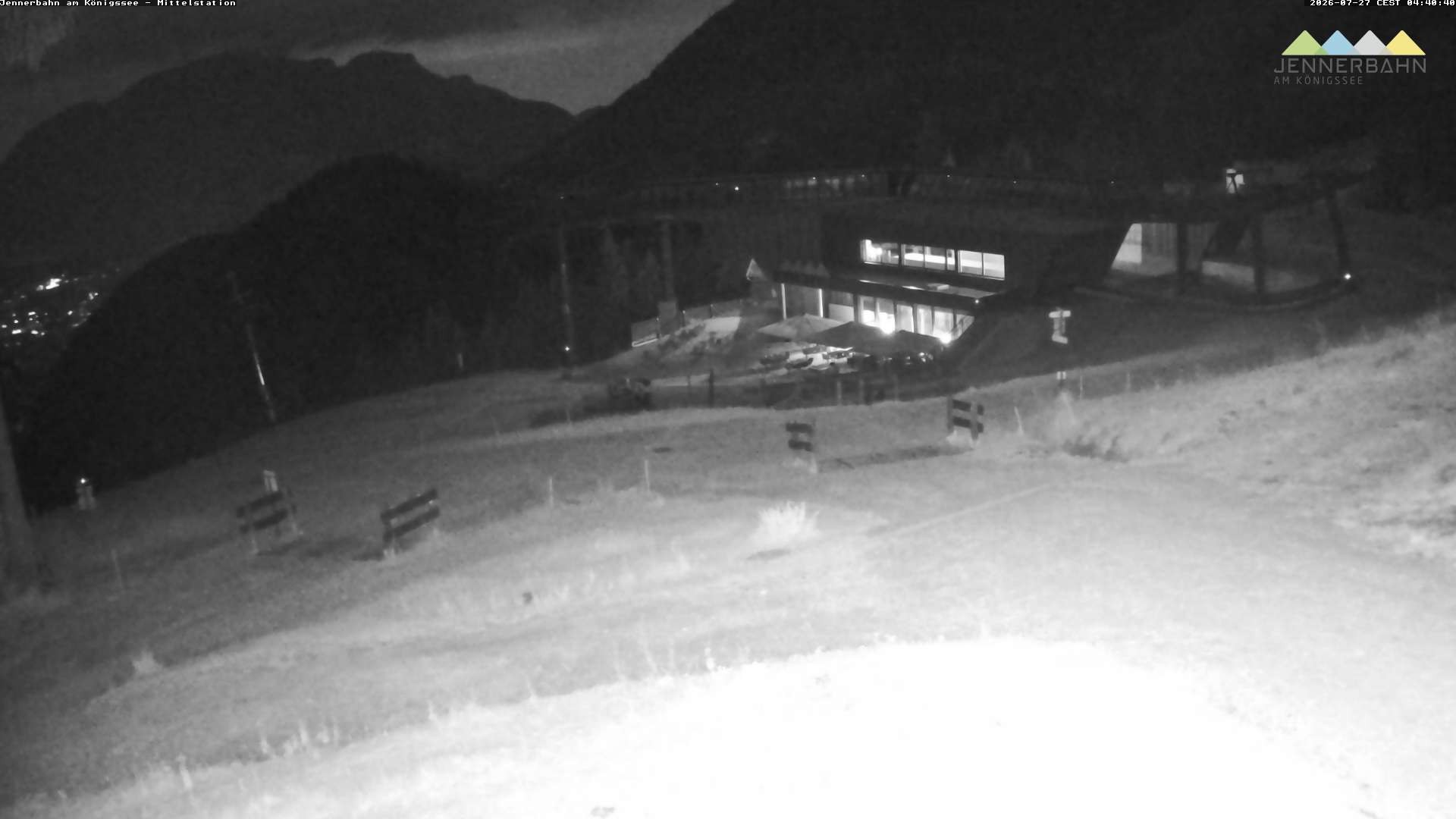 Archiv Foto Webcam Königssee: Jennerbahn Mittelstation