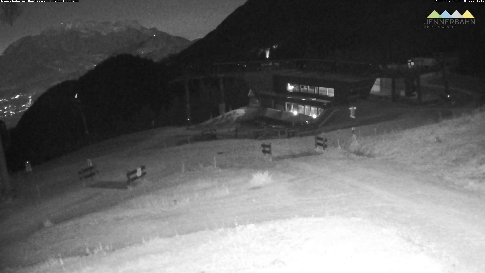 Archiv Foto Webcam Königssee: Jennerbahn Mittelstation