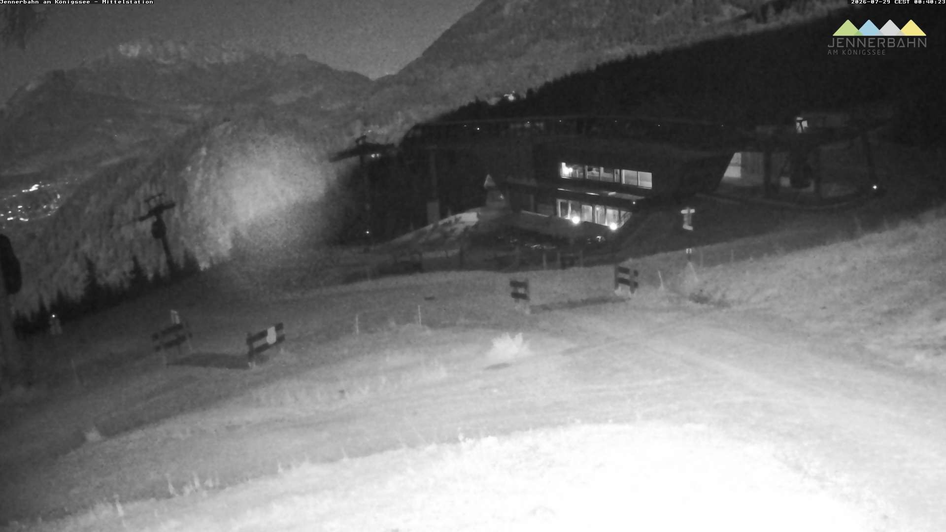 Archiv Foto Webcam Königssee: Jennerbahn Mittelstation