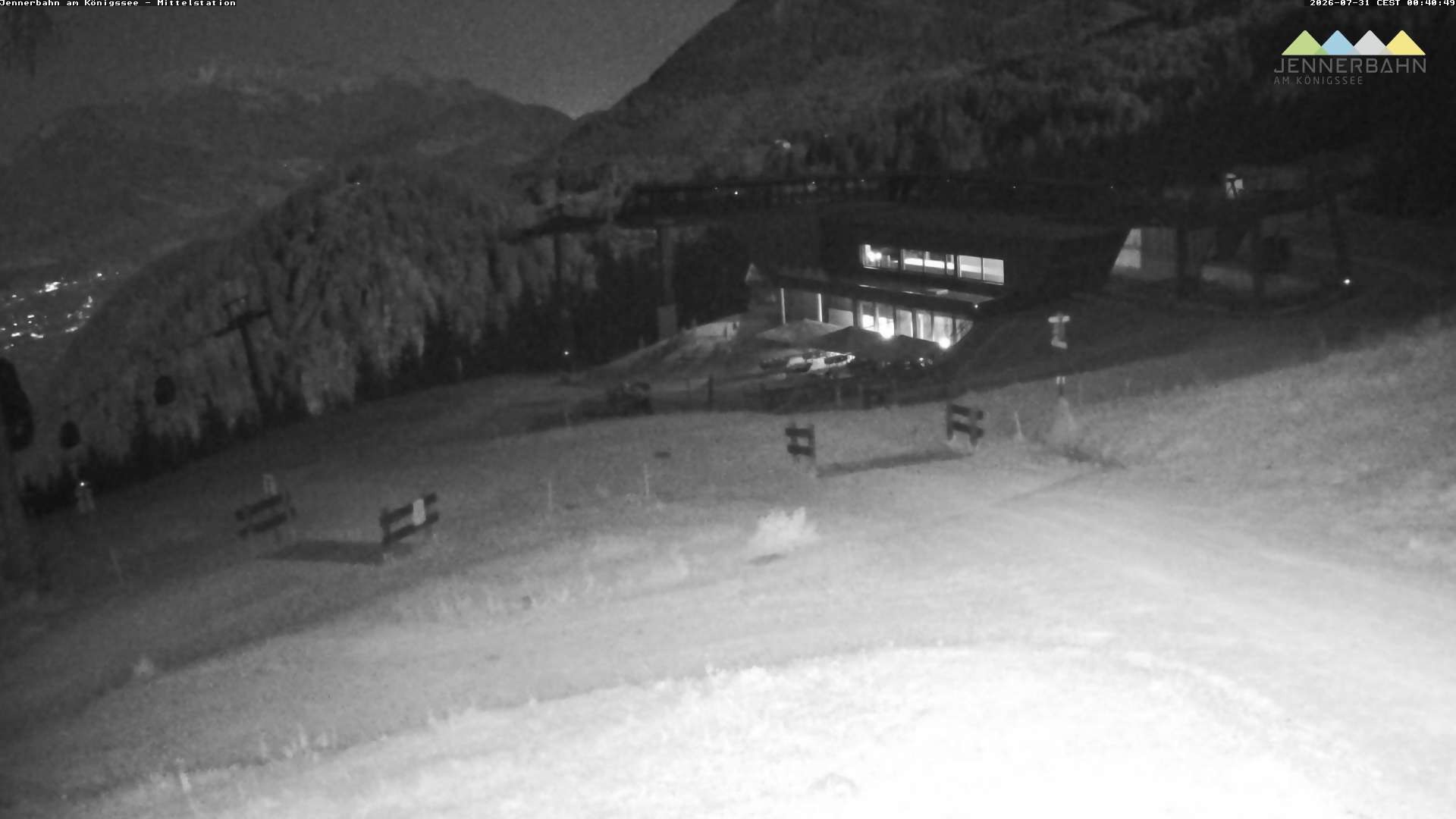 Archiv Foto Webcam Königssee: Jennerbahn Mittelstation