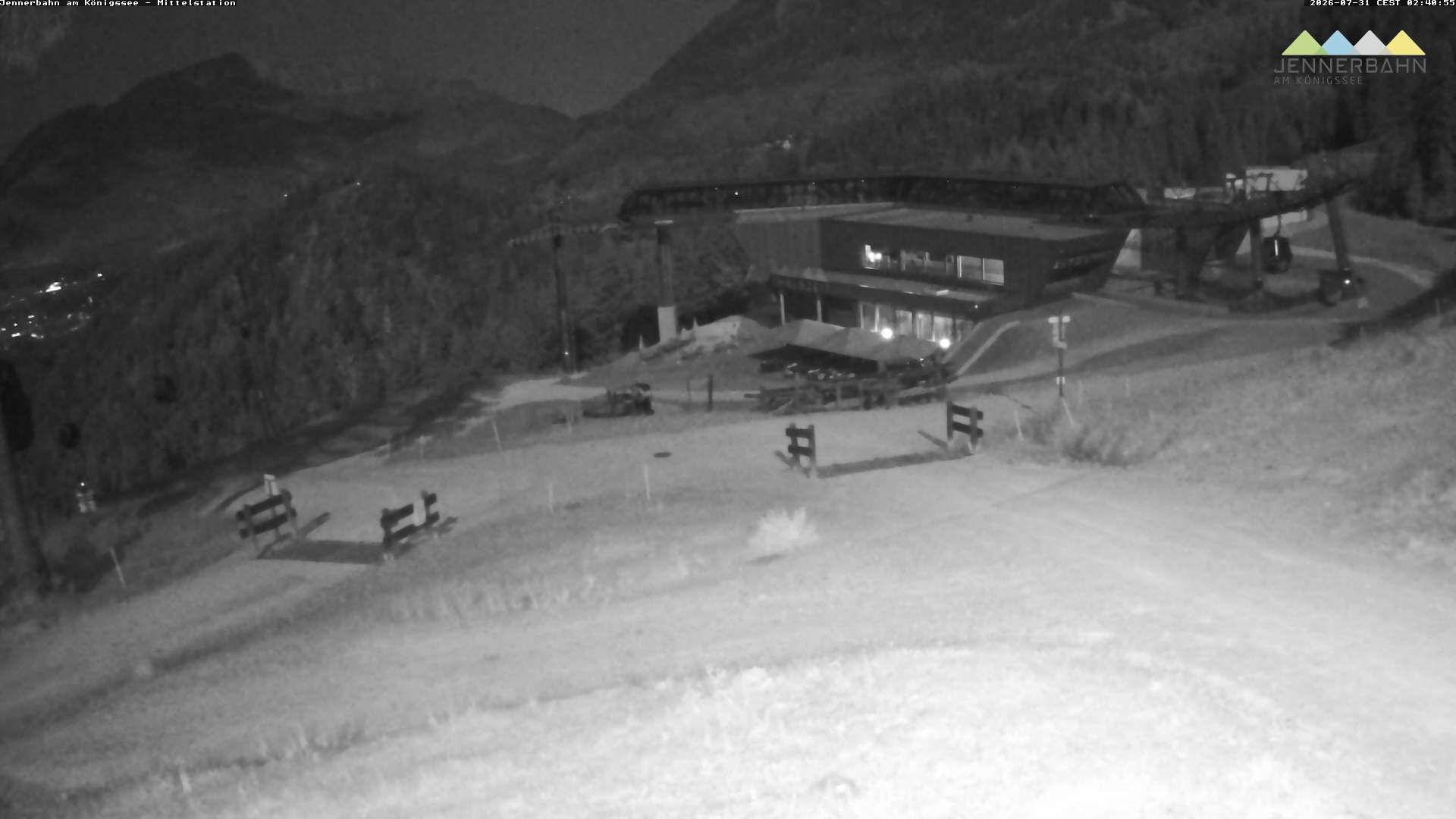 Archiv Foto Webcam Königssee: Jennerbahn Mittelstation