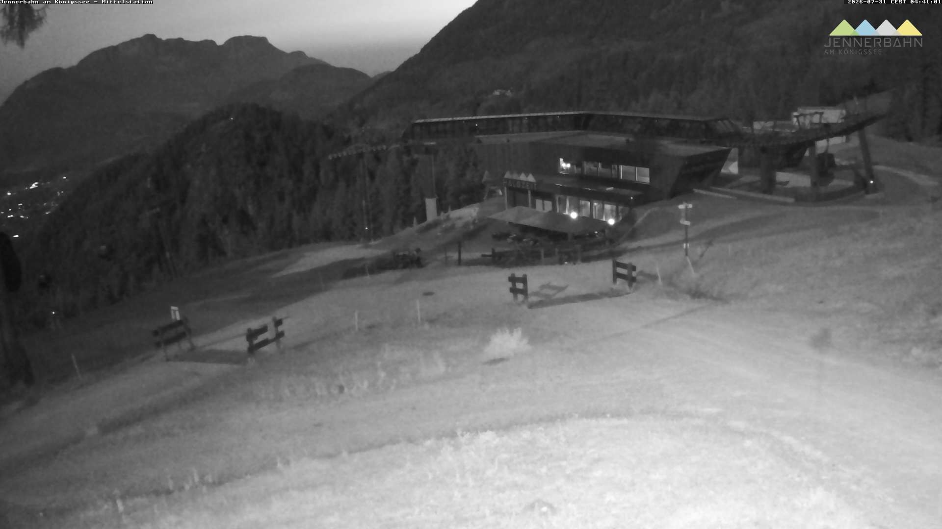Archiv Foto Webcam Königssee: Jennerbahn Mittelstation