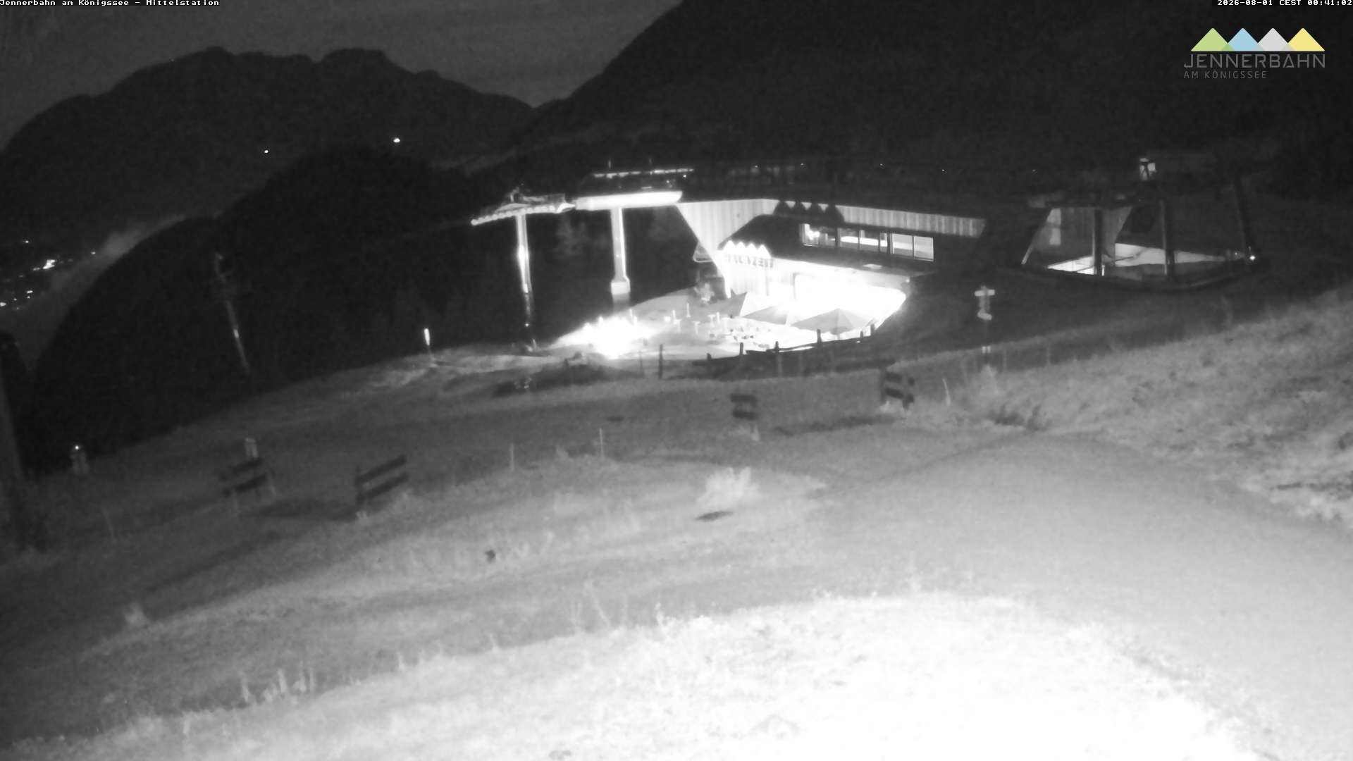 Archiv Foto Webcam Königssee: Jennerbahn Mittelstation