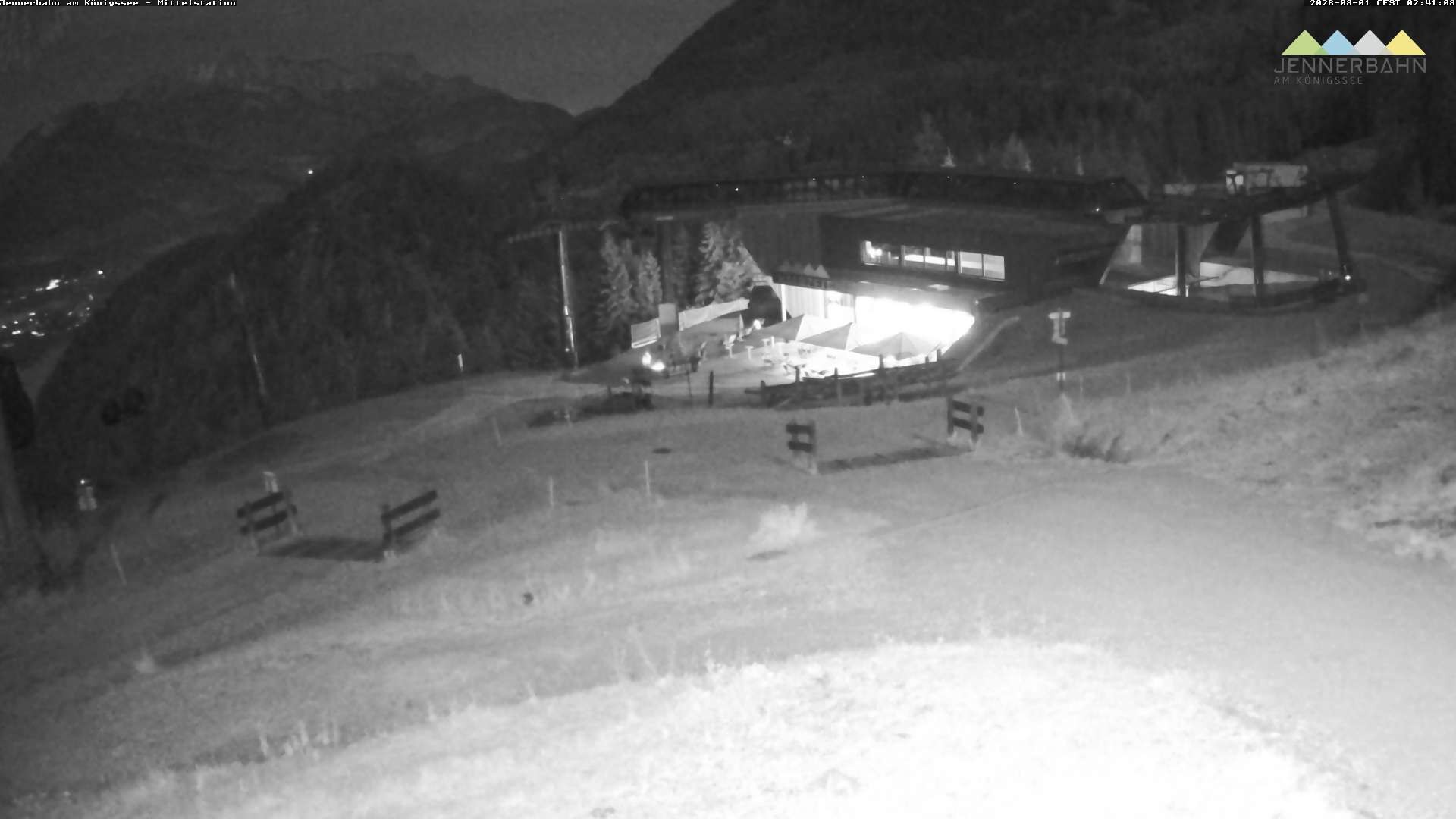 Archiv Foto Webcam Königssee: Jennerbahn Mittelstation