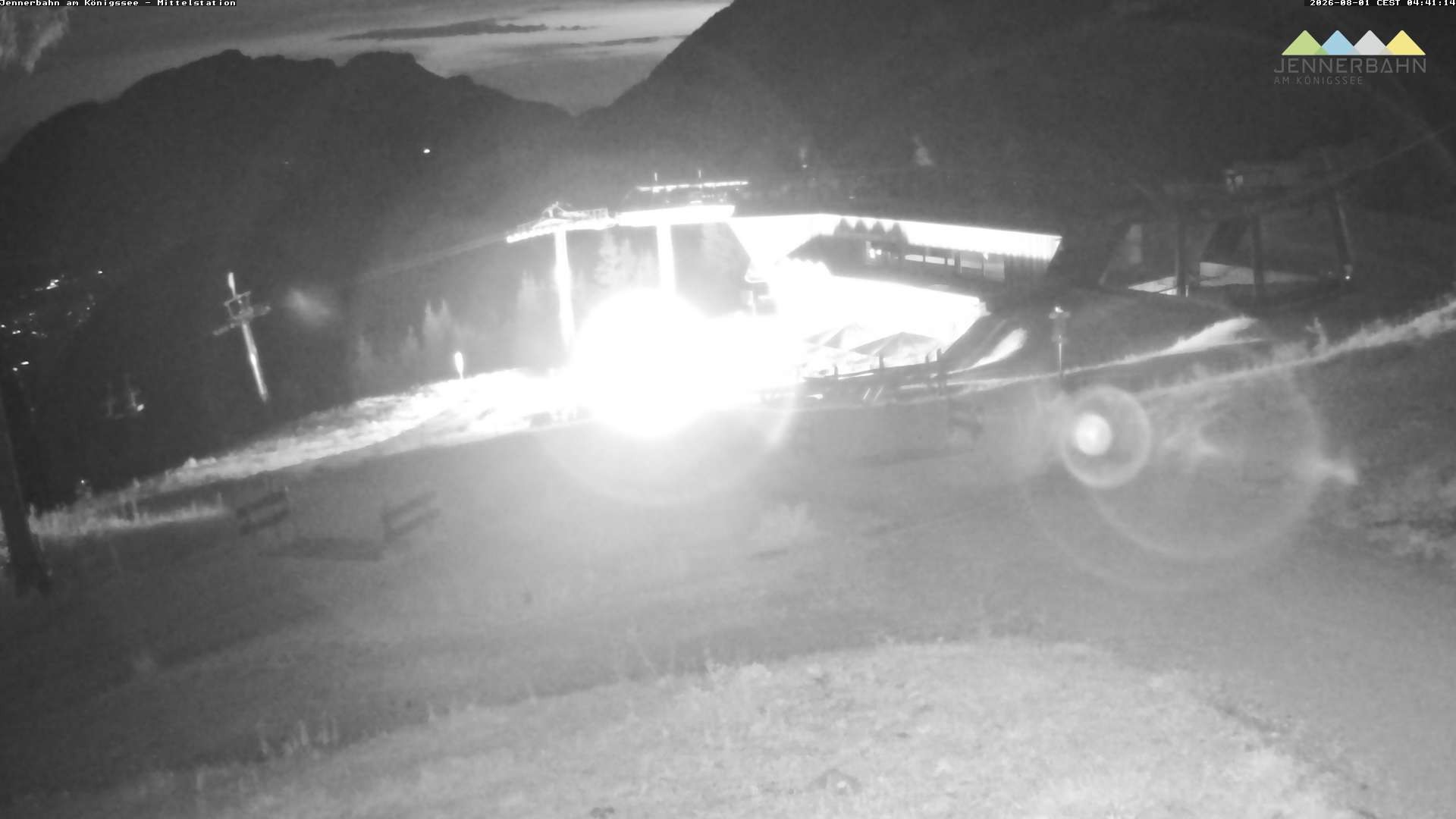 Archiv Foto Webcam Königssee: Jennerbahn Mittelstation