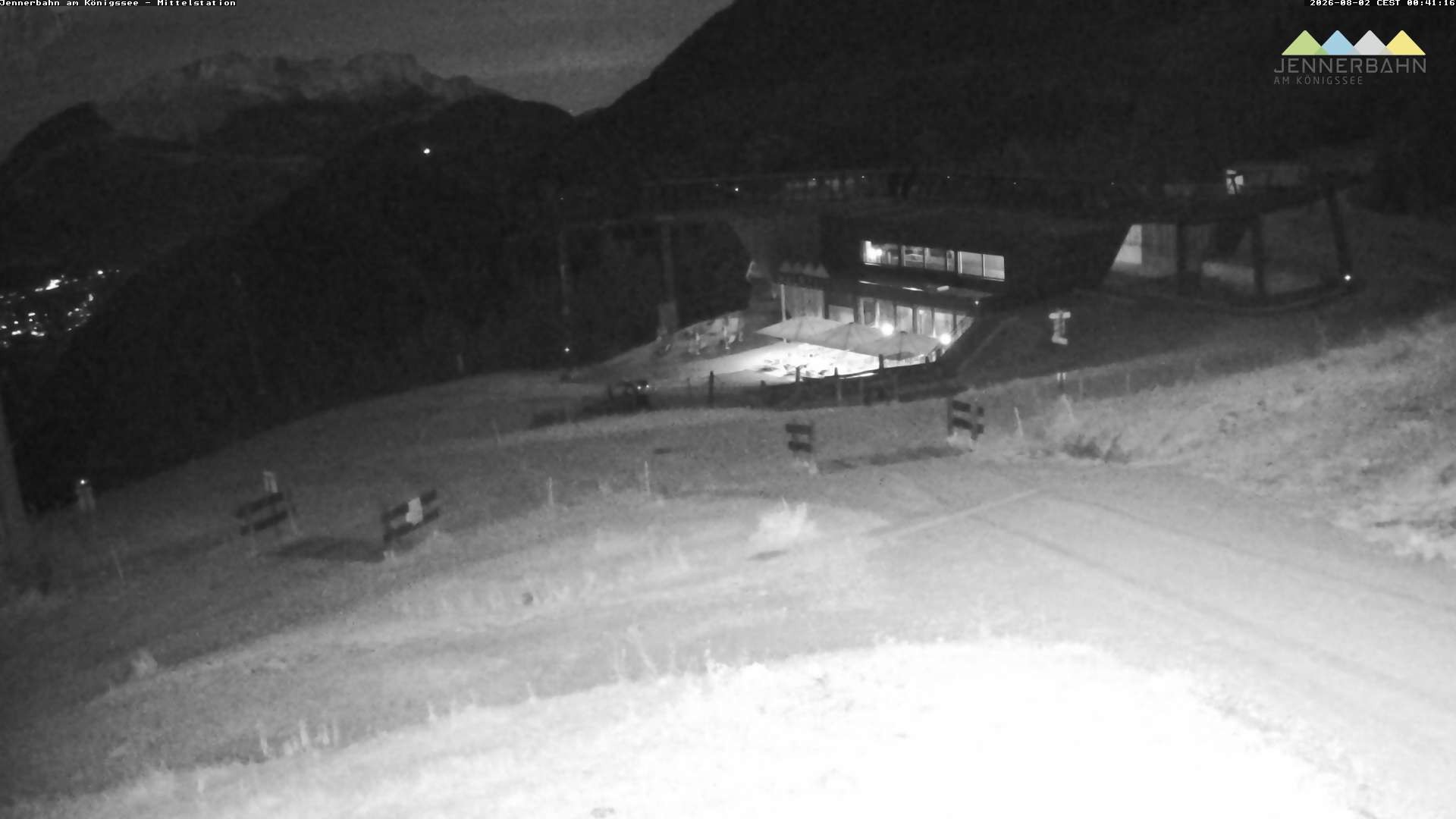 Archiv Foto Webcam Königssee: Jennerbahn Mittelstation