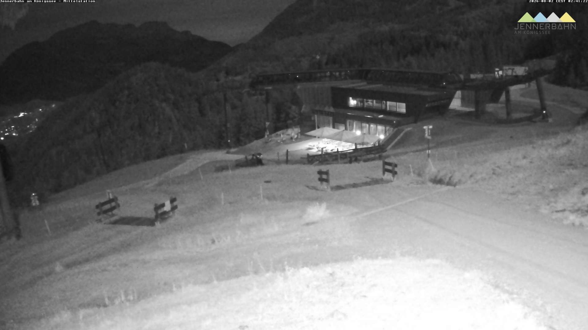 Archiv Foto Webcam Königssee: Jennerbahn Mittelstation