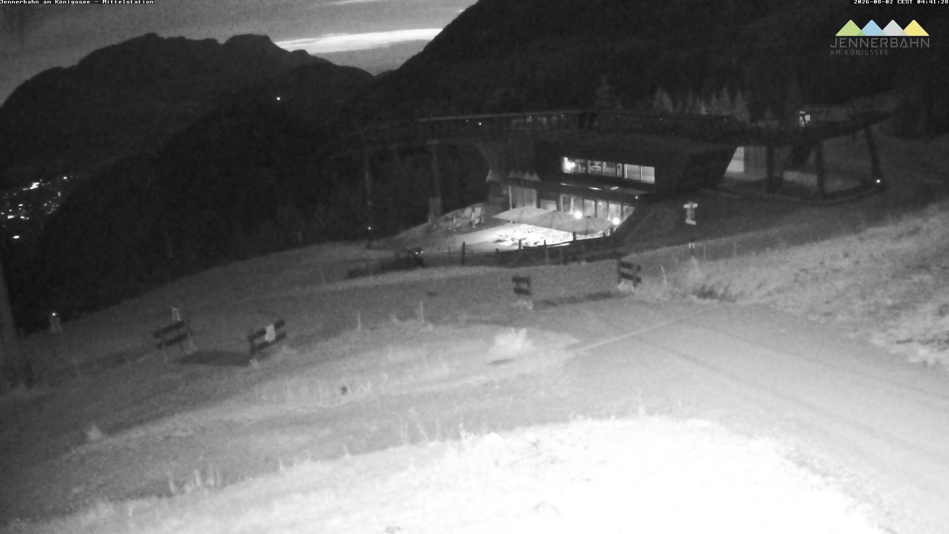 Archiv Foto Webcam Königssee: Jennerbahn Mittelstation