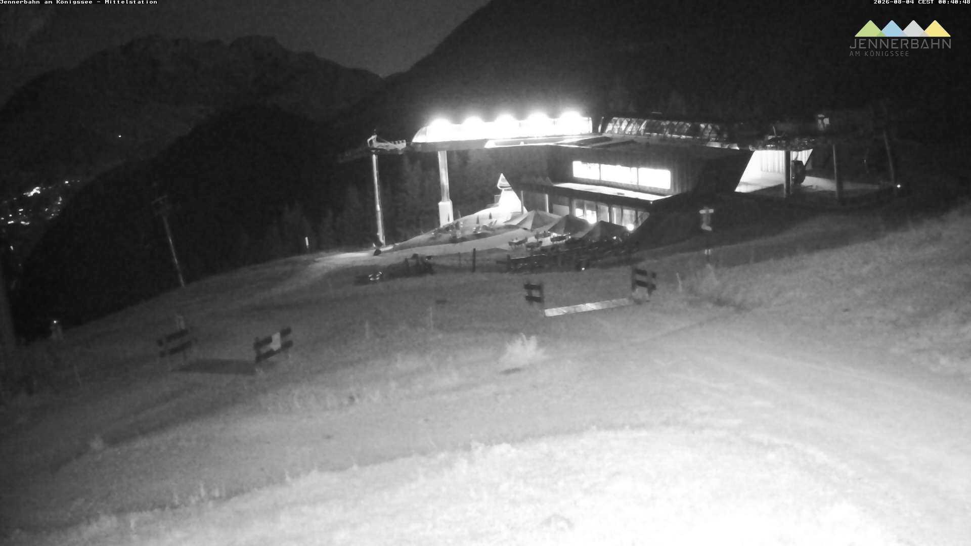 Archiv Foto Webcam Königssee: Jennerbahn Mittelstation