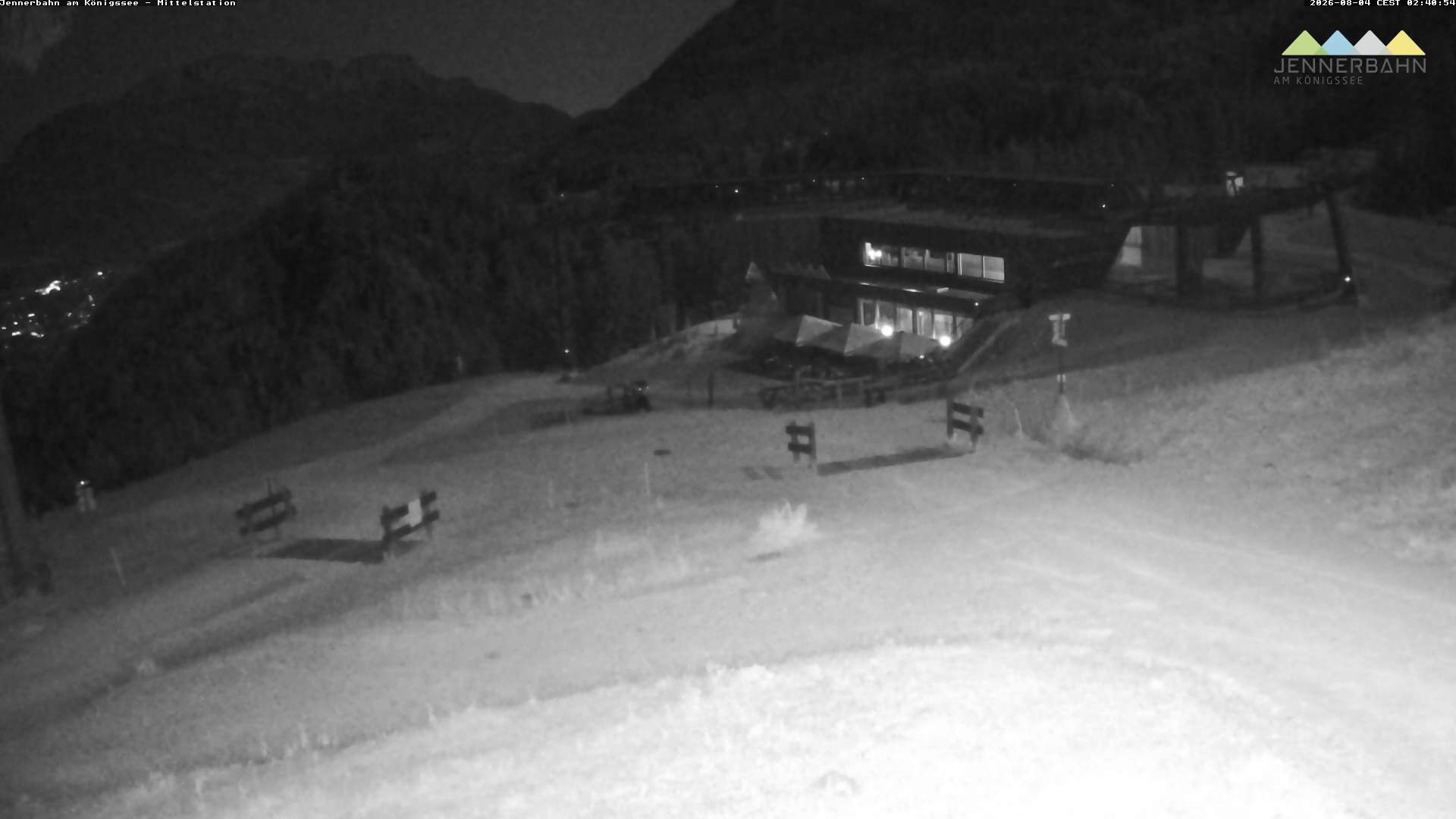 Archiv Foto Webcam Königssee: Jennerbahn Mittelstation