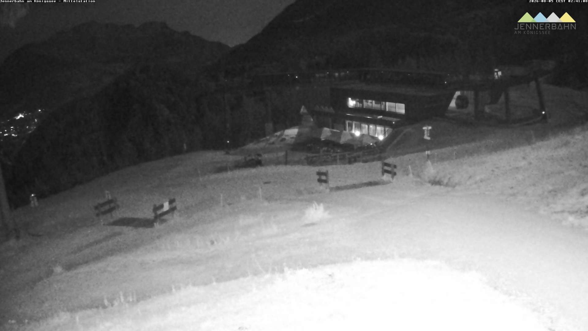 Archiv Foto Webcam Königssee: Jennerbahn Mittelstation