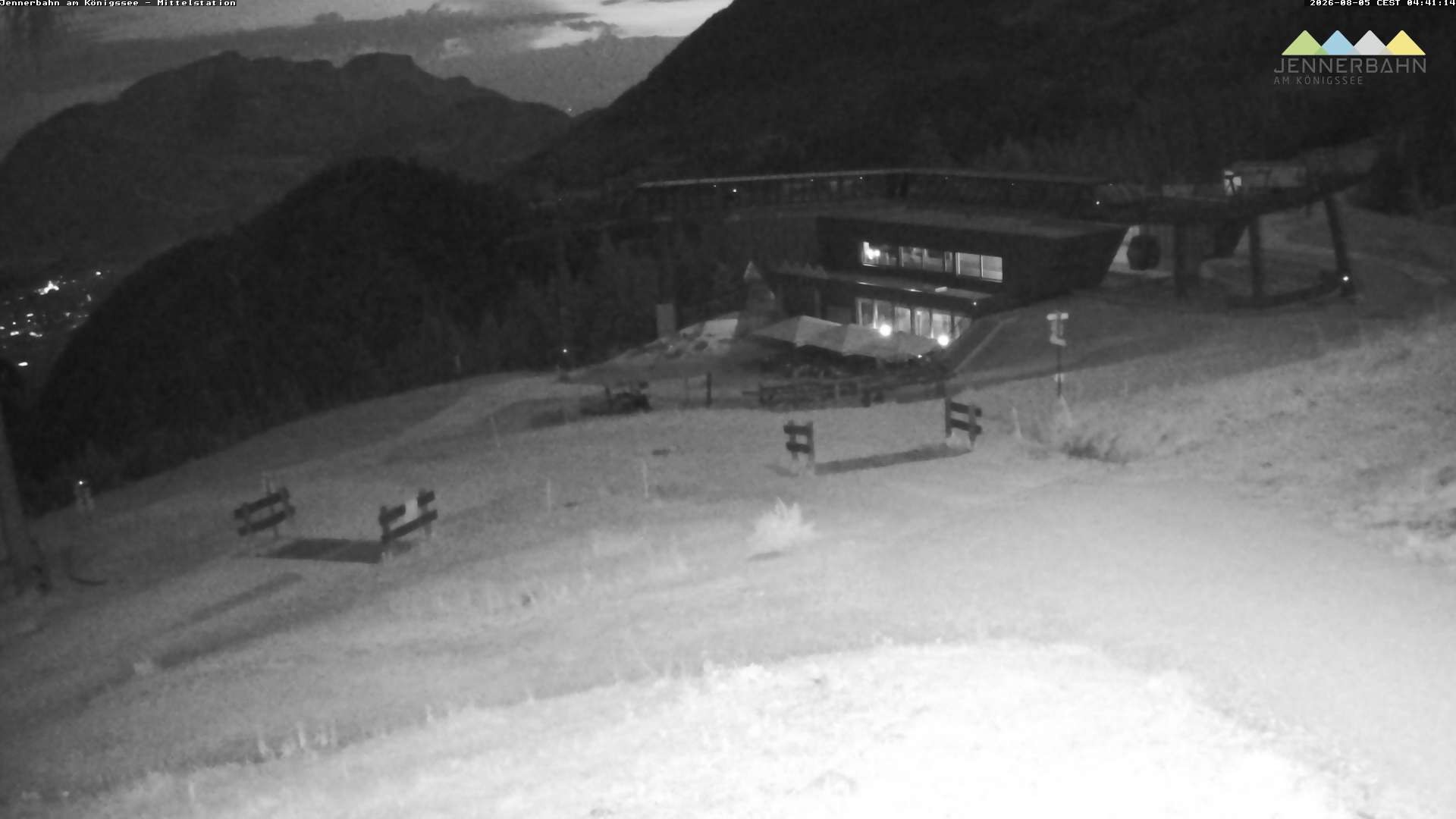 Archiv Foto Webcam Königssee: Jennerbahn Mittelstation