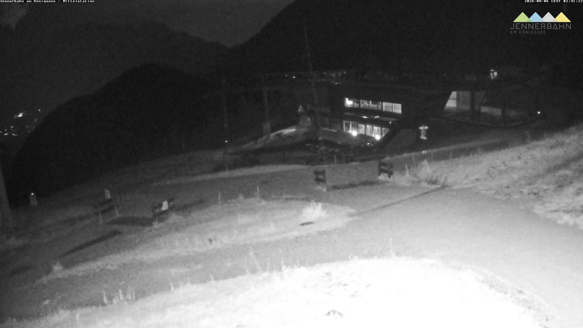 Archived image Webcam Lake Königssee: Jenner Mountain Mid Station