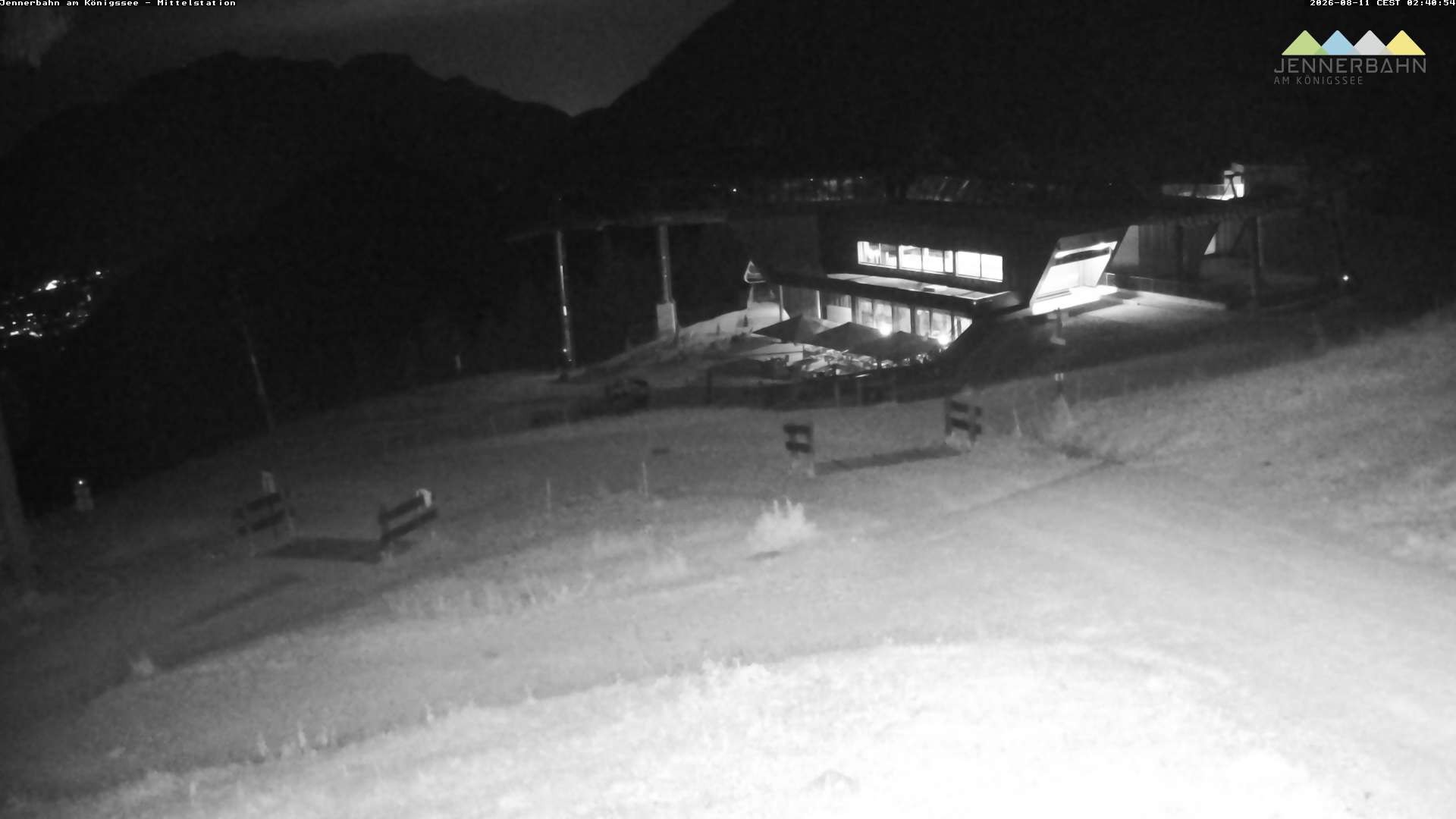 Archiv Foto Webcam Königssee: Jennerbahn Mittelstation