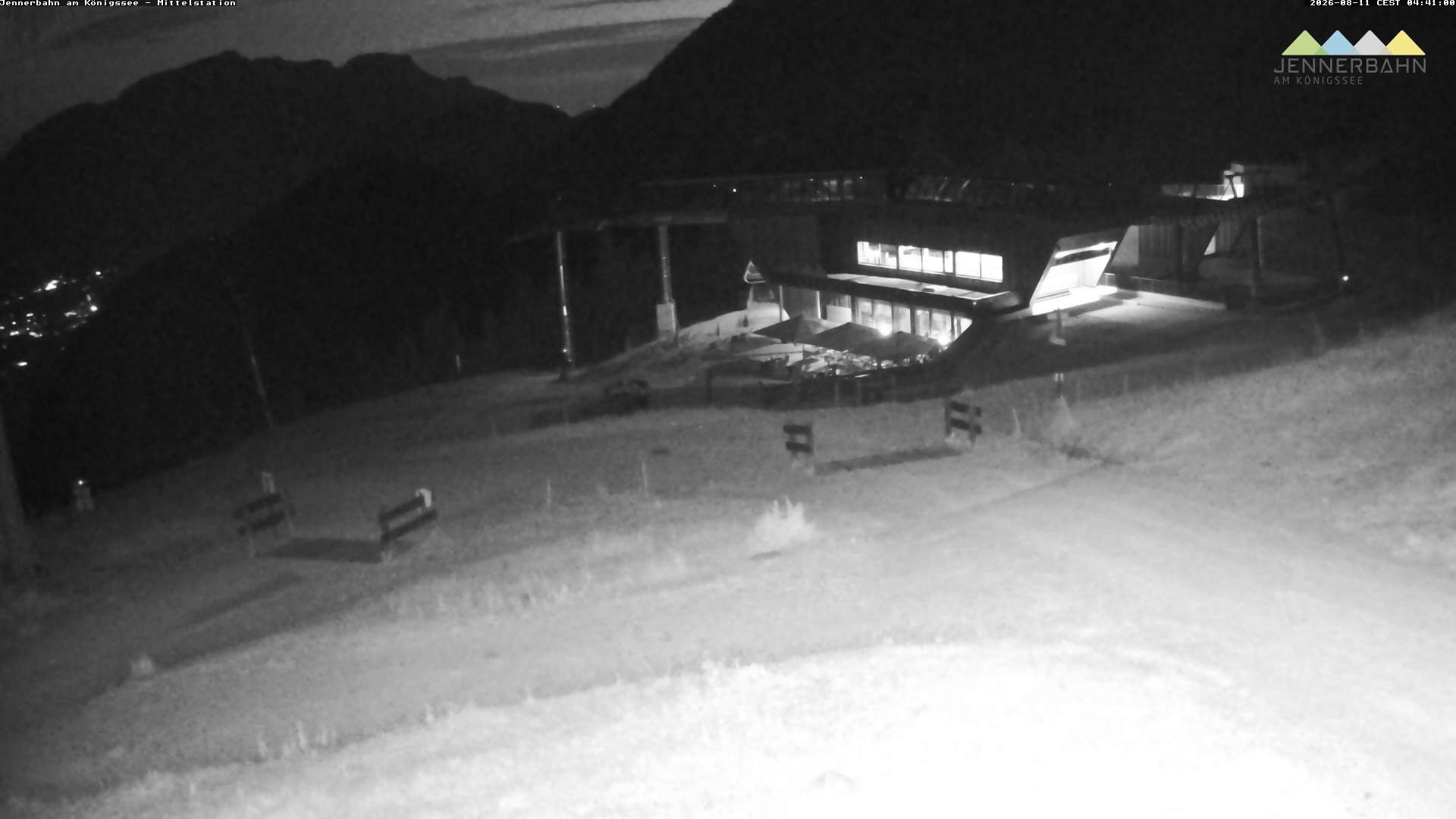 Archiv Foto Webcam Königssee: Jennerbahn Mittelstation