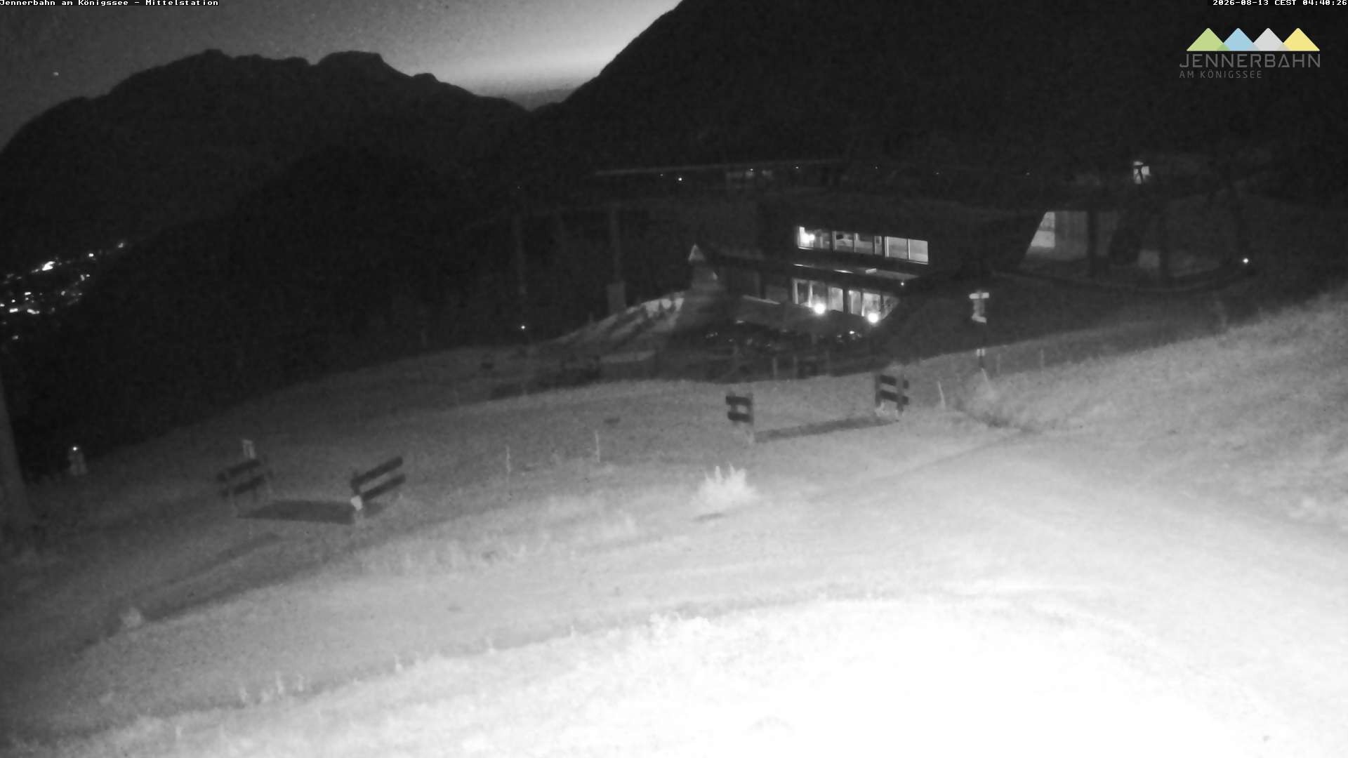 Archiv Foto Webcam Königssee: Jennerbahn Mittelstation