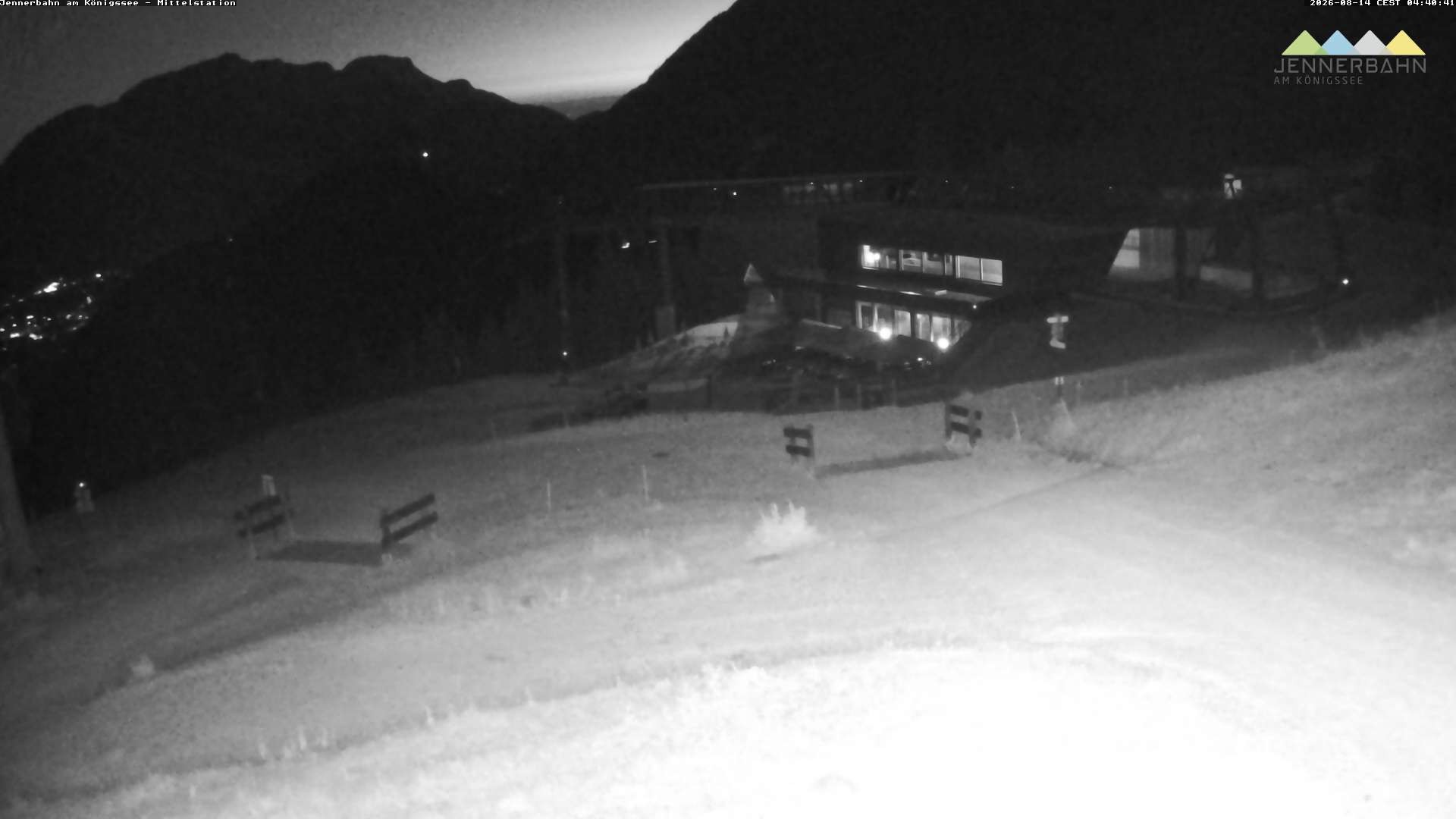 Archived image Webcam Lake Königssee: Jenner Mountain Mid Station