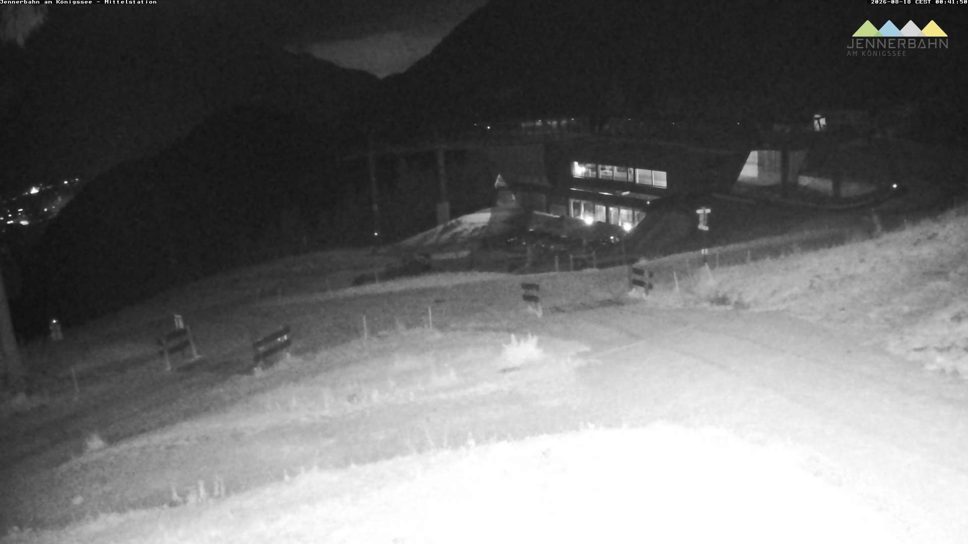 Archiv Foto Webcam Königssee: Jennerbahn Mittelstation