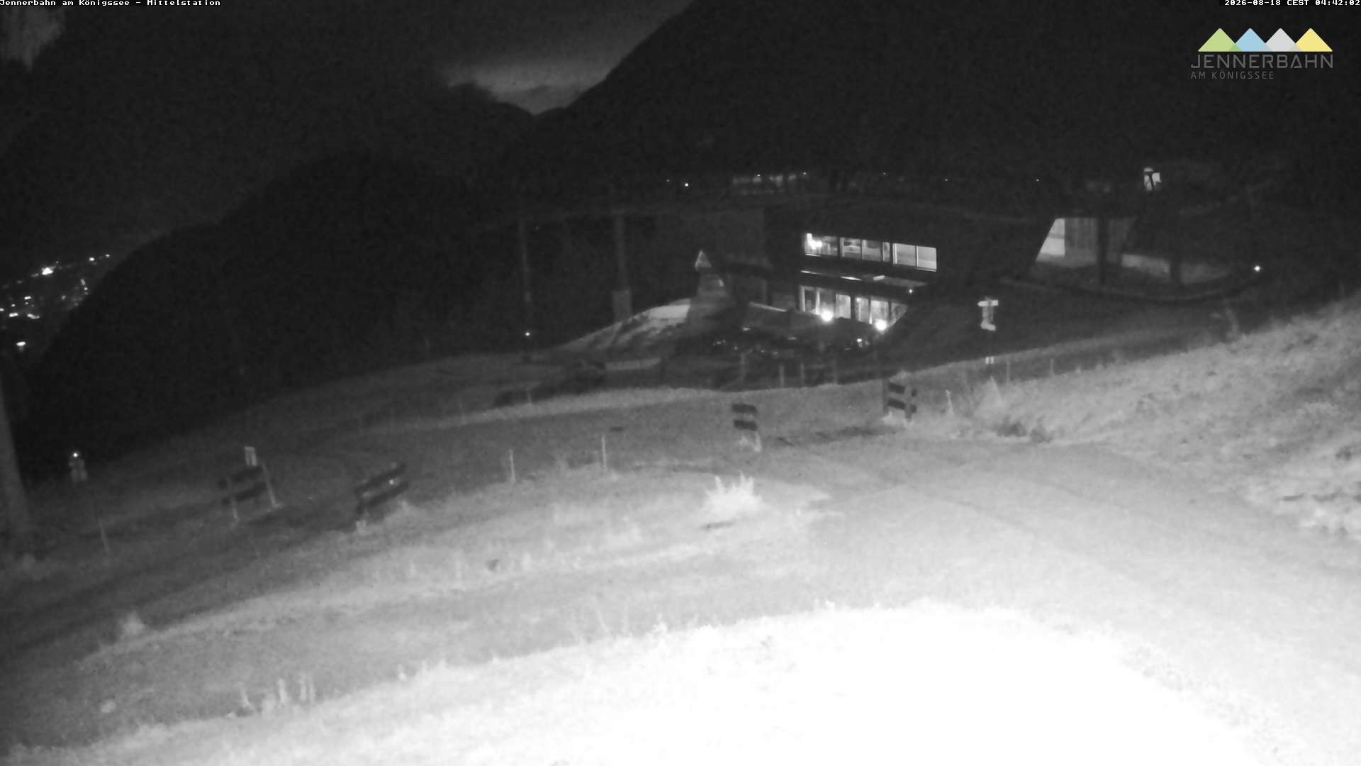 Archiv Foto Webcam Königssee: Jennerbahn Mittelstation