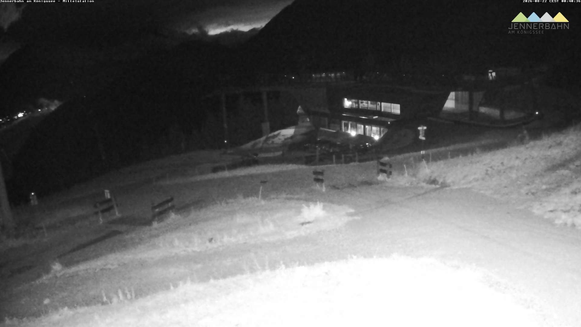 Archiv Foto Webcam Königssee: Jennerbahn Mittelstation